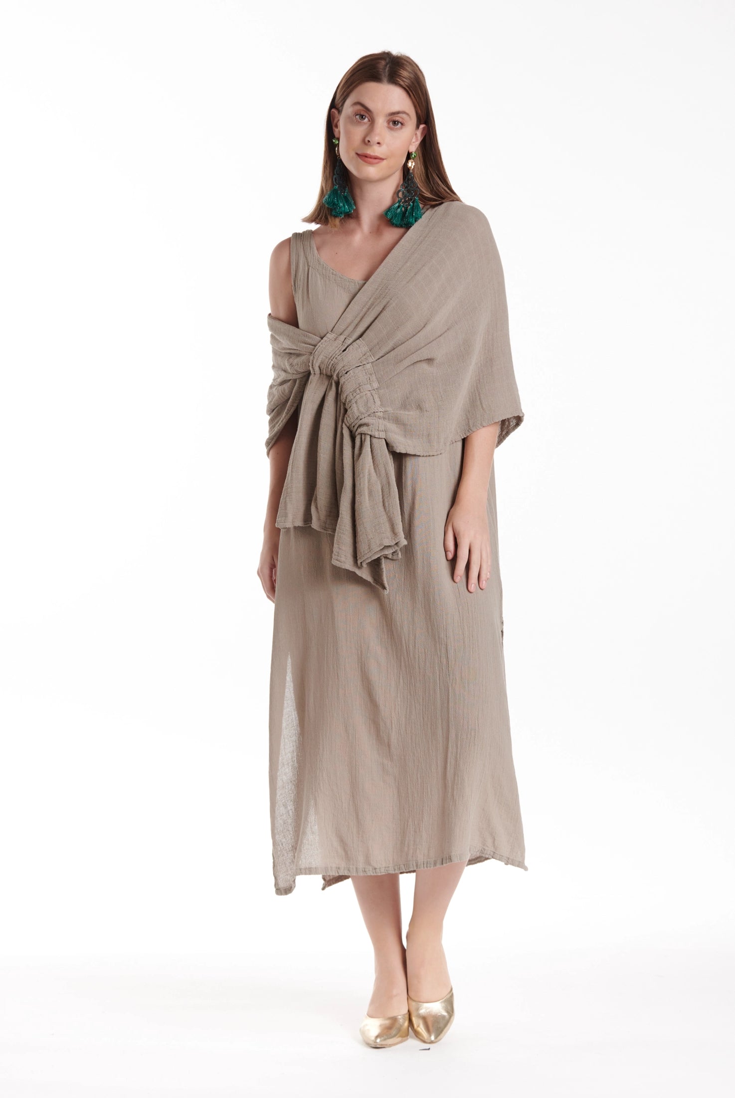 Marie Cotton Gauze Shawl-Oh My Gauze