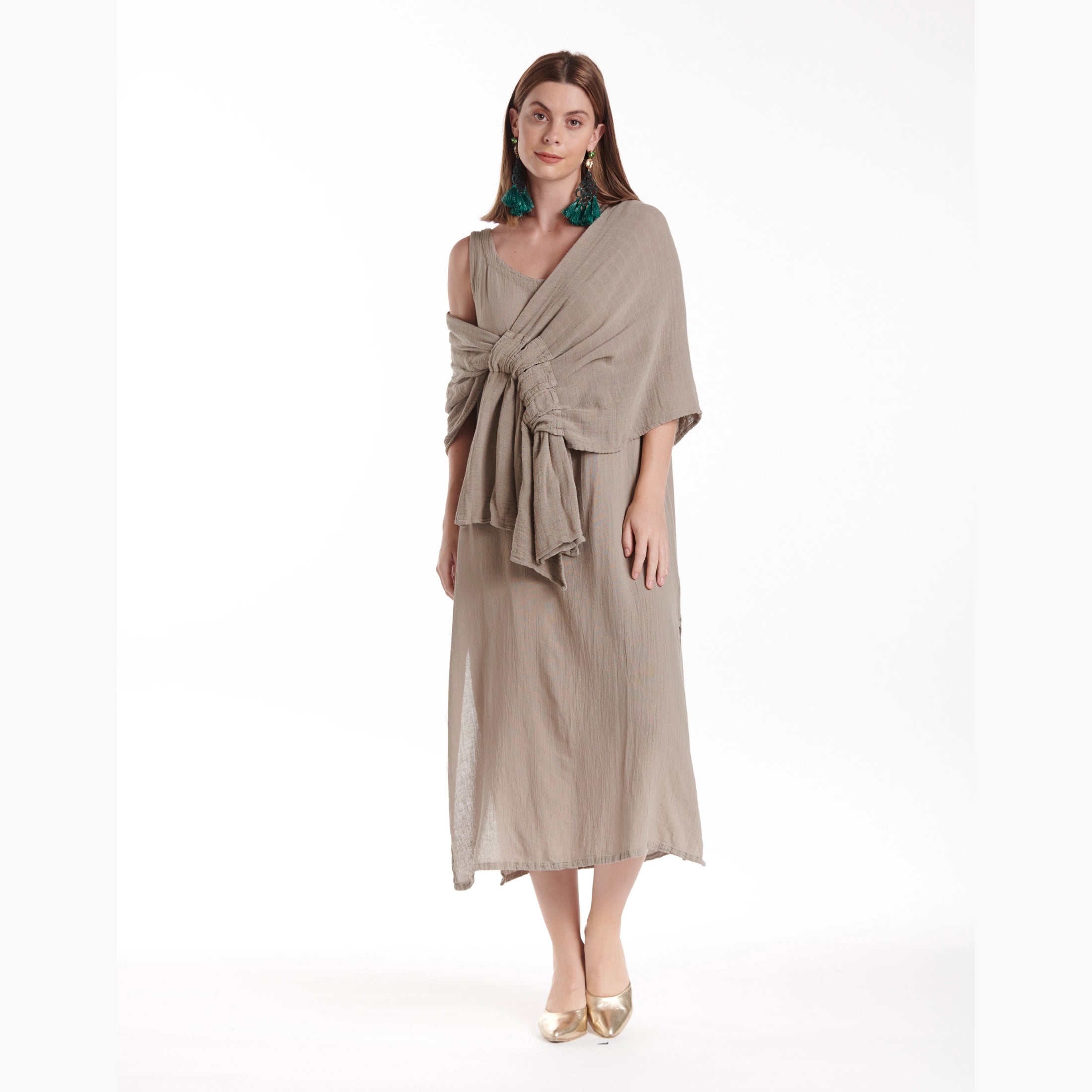 Marie Cotton Gauze Shawl-Oh My Gauze