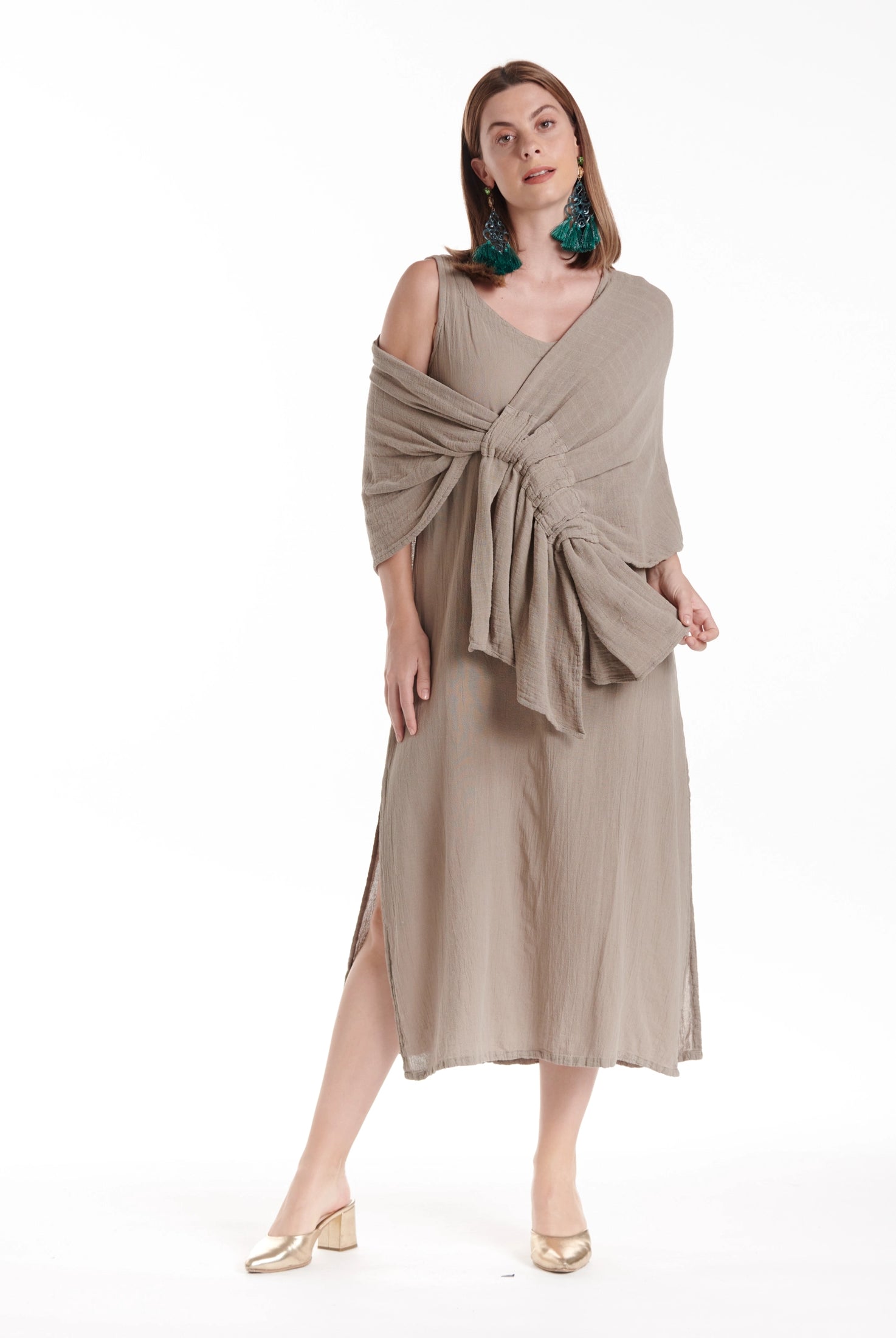 Marie Cotton Gauze Shawl-Oh My Gauze