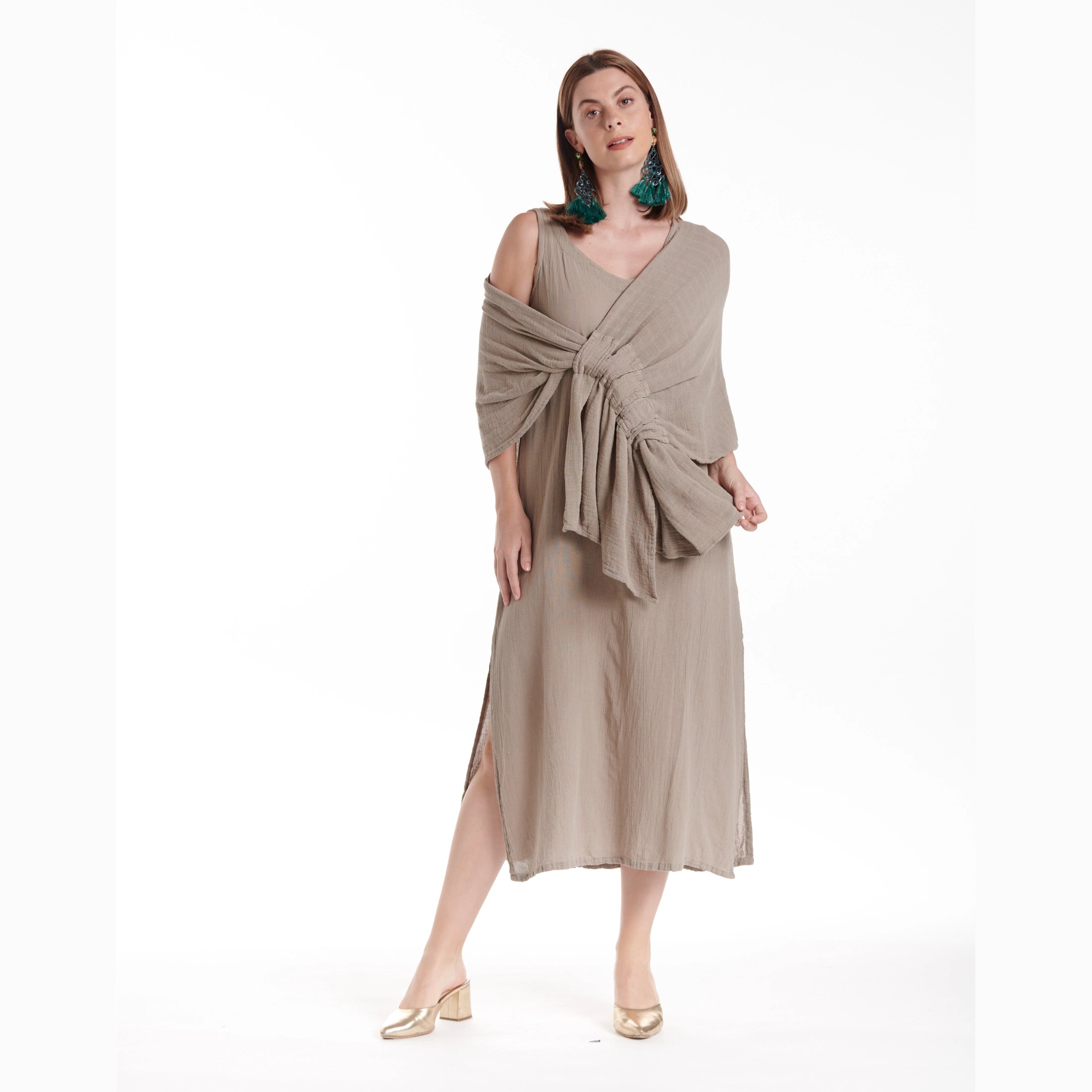 Marie Cotton Gauze Shawl-Oh My Gauze