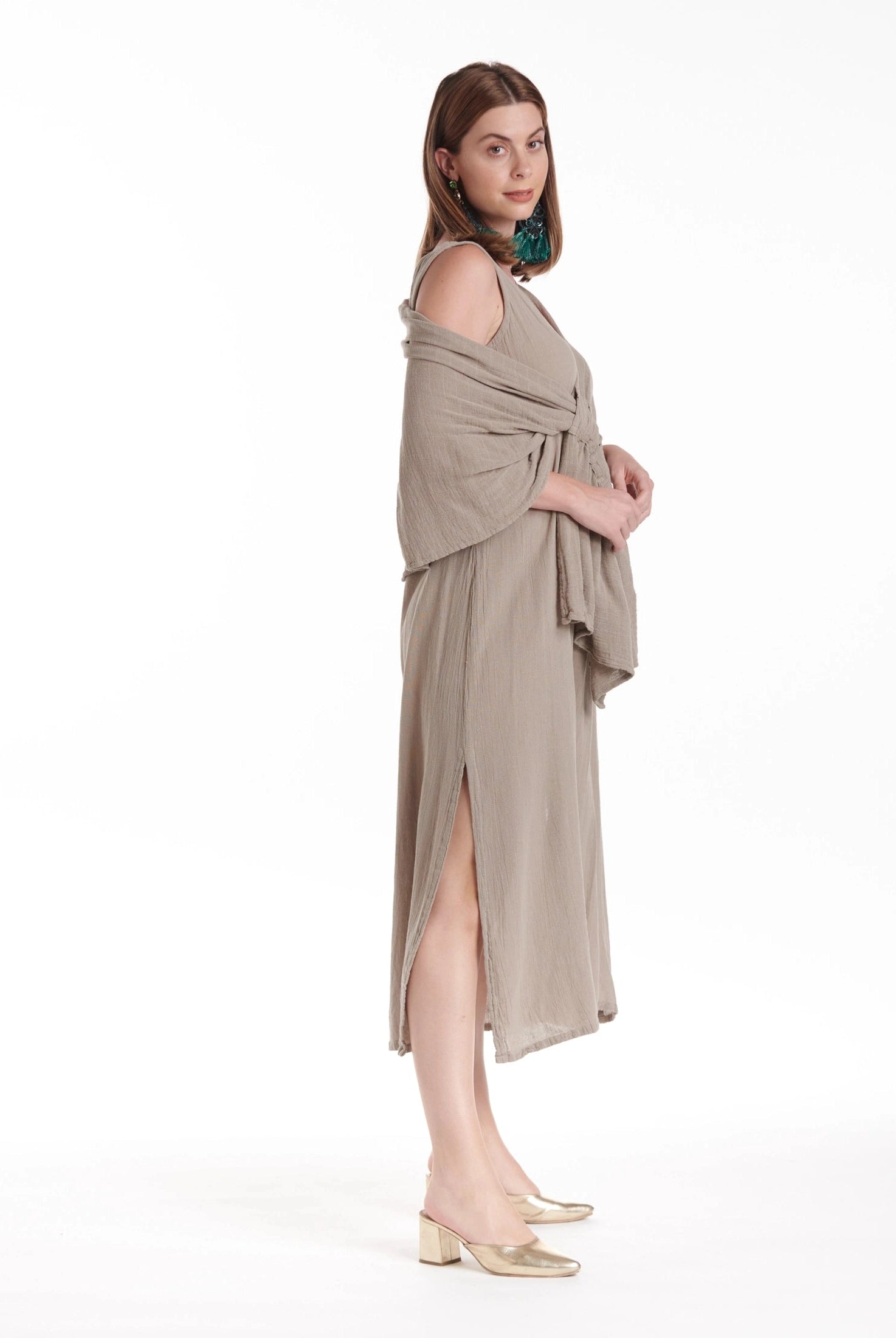 Marie Cotton Gauze Shawl-Oh My Gauze