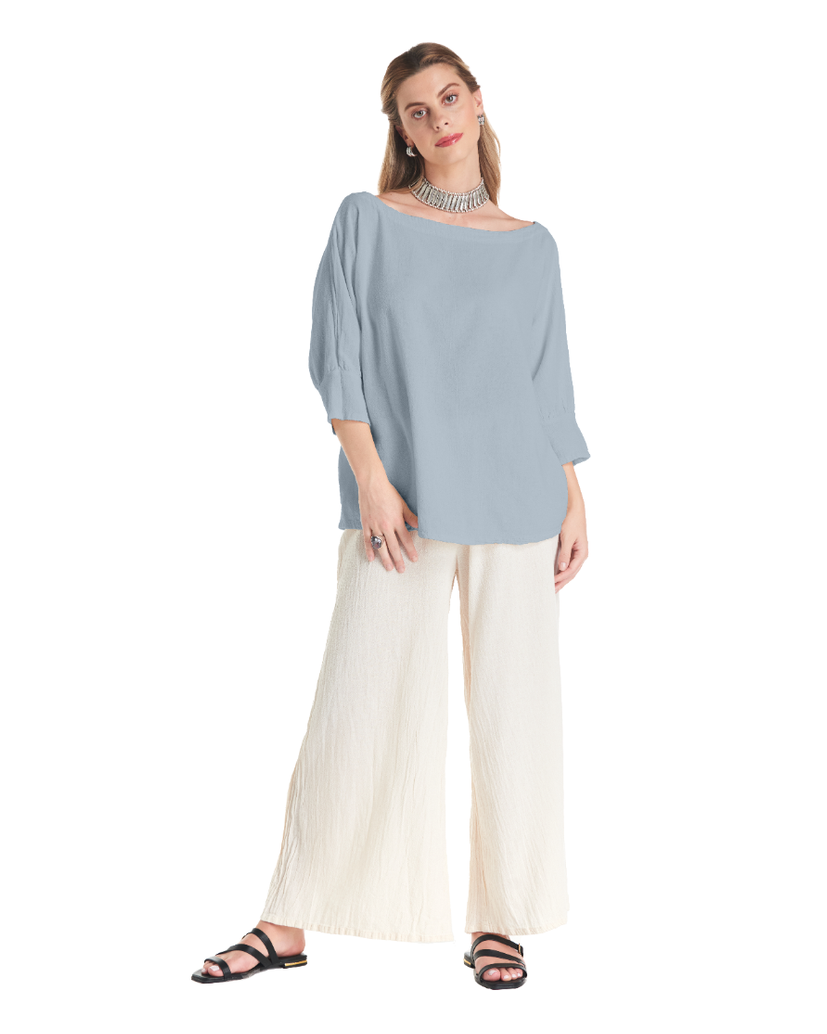 Marina Cotton Gauze Blouse – Final Sale-Oh My Gauze