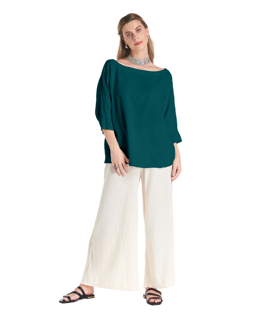 Marina Cotton Gauze Blouse – Final Sale-Oh My Gauze