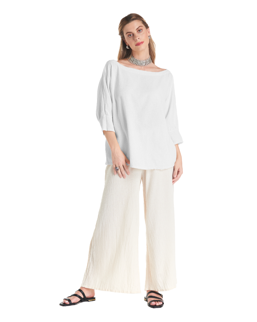 Marina Cotton Gauze Blouse – Final Sale-Oh My Gauze