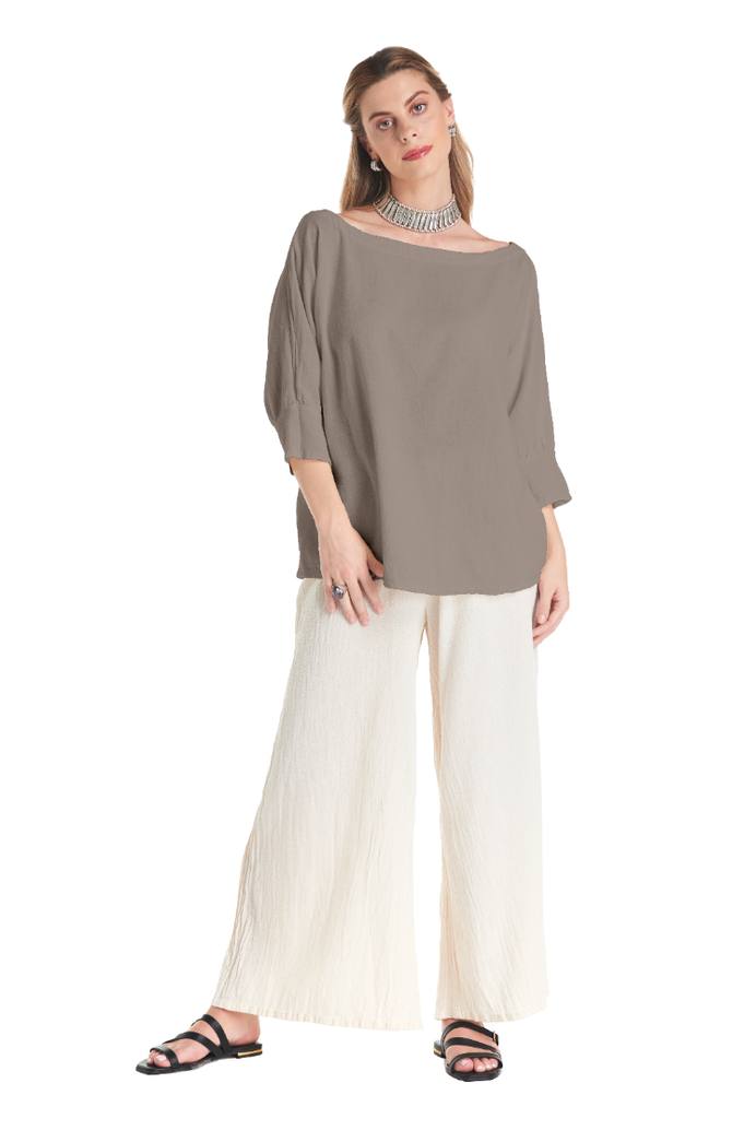 Marina Cotton Gauze Blouse – Final Sale-Oh My Gauze