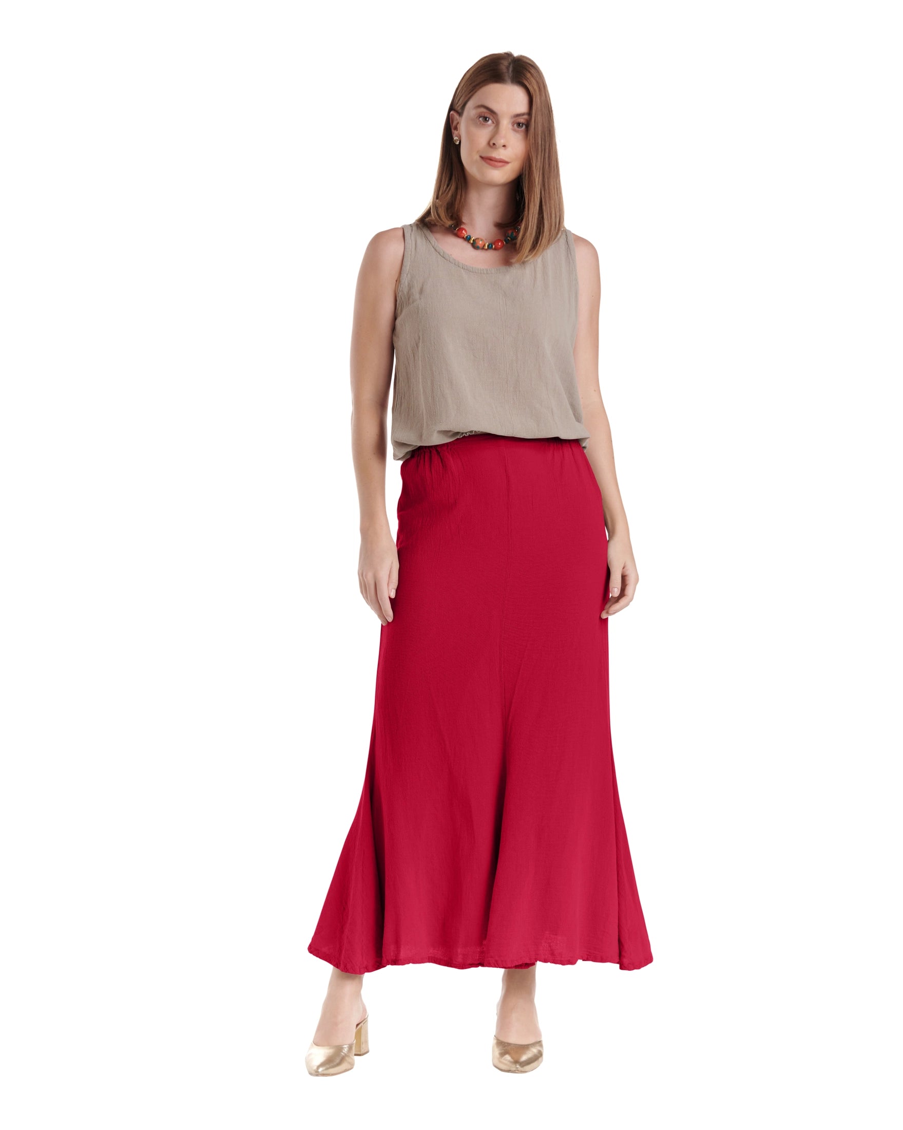 Mermaid Cotton Gauze Skirt-Oh My Gauze