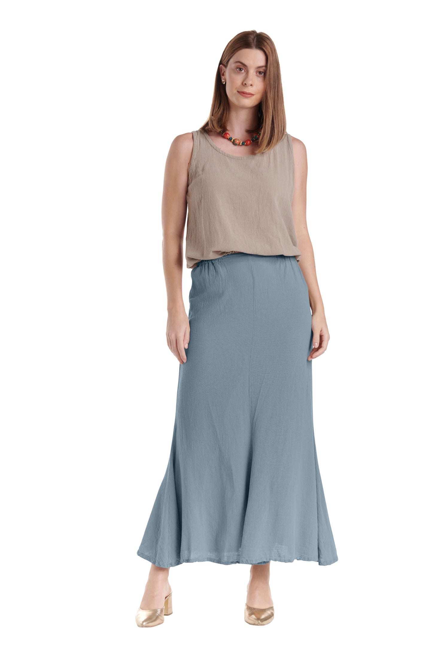 Mermaid Cotton Gauze Skirt-Oh My Gauze