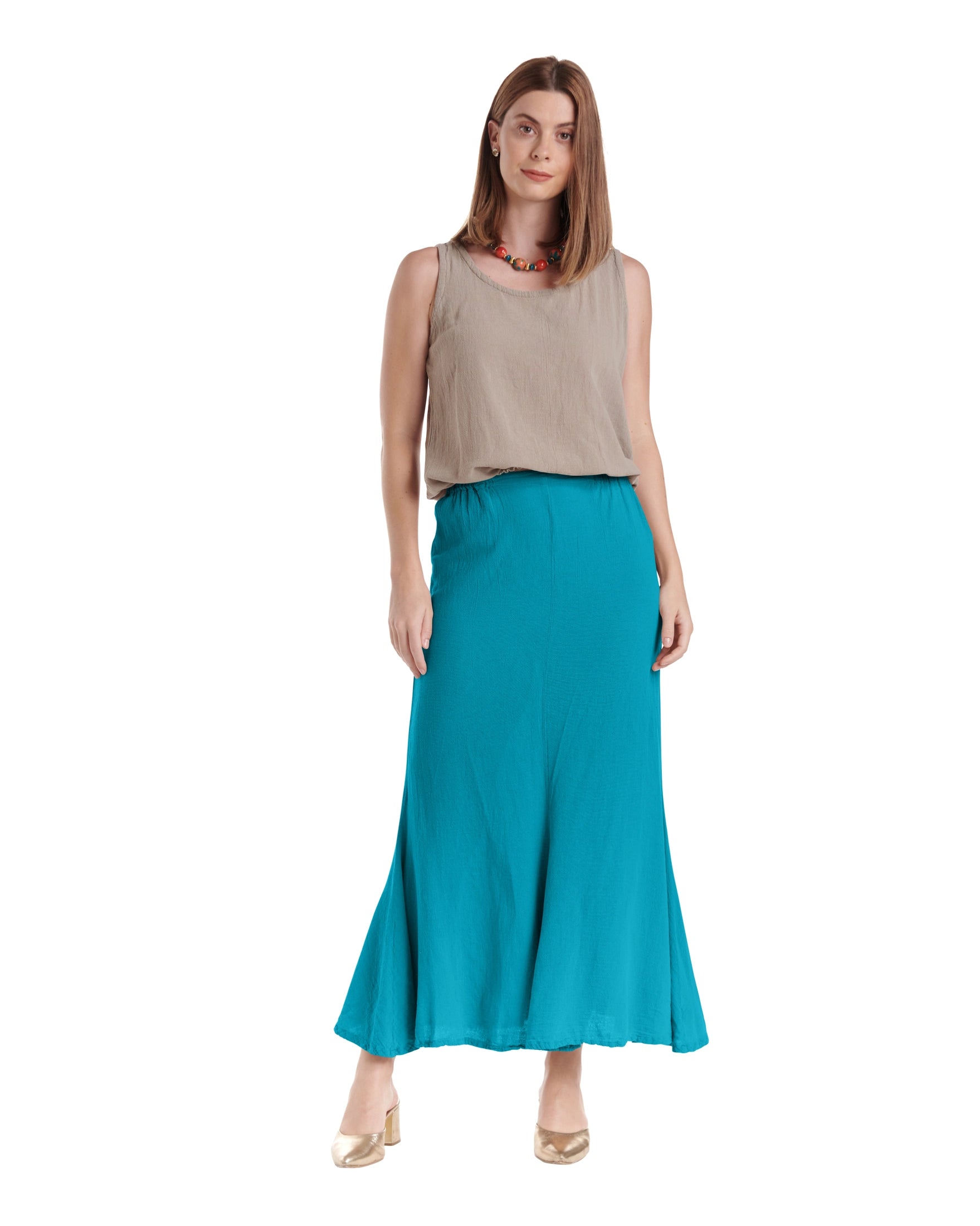 Mermaid Cotton Gauze Skirt-Oh My Gauze