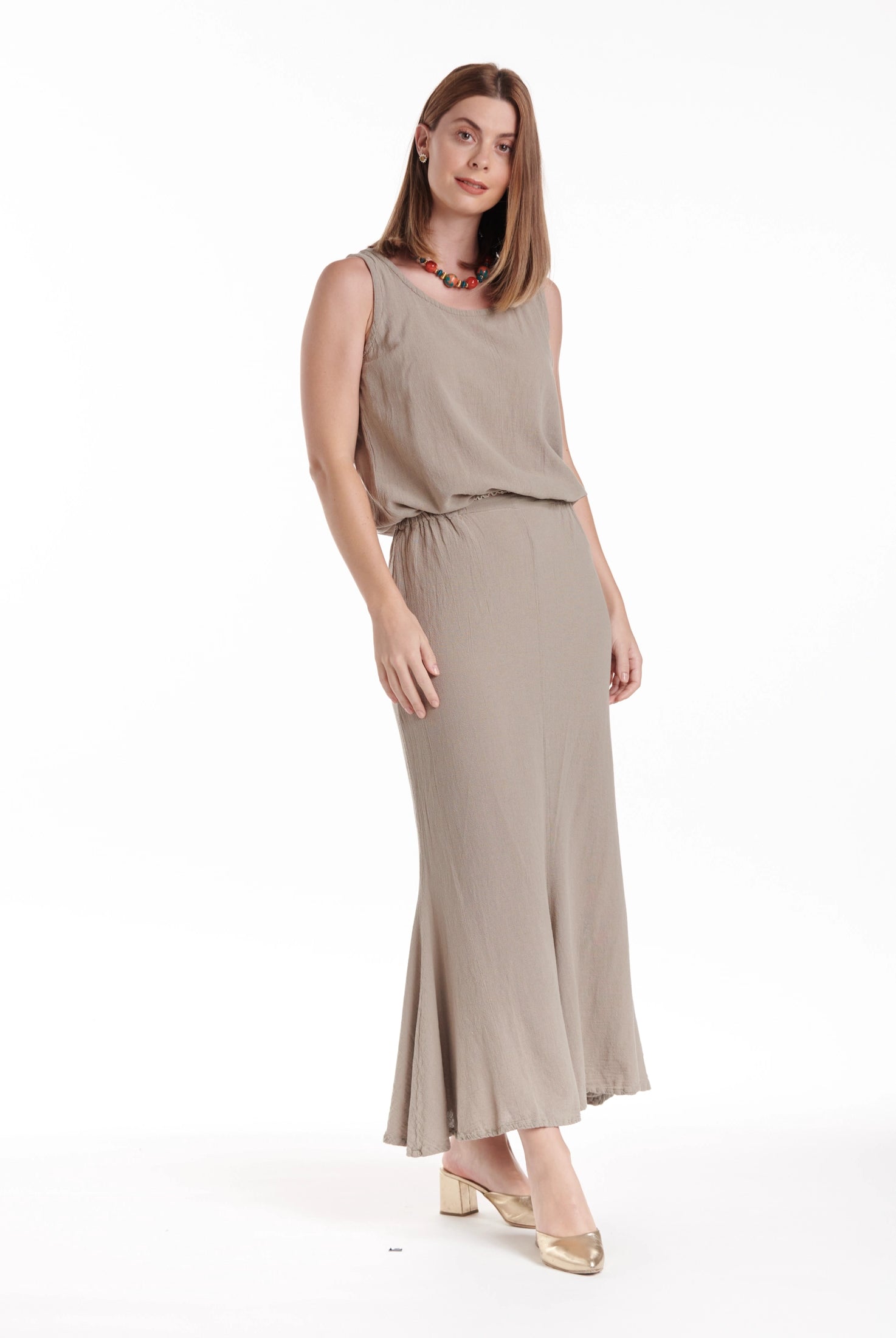 Mermaid Cotton Gauze Skirt-Oh My Gauze