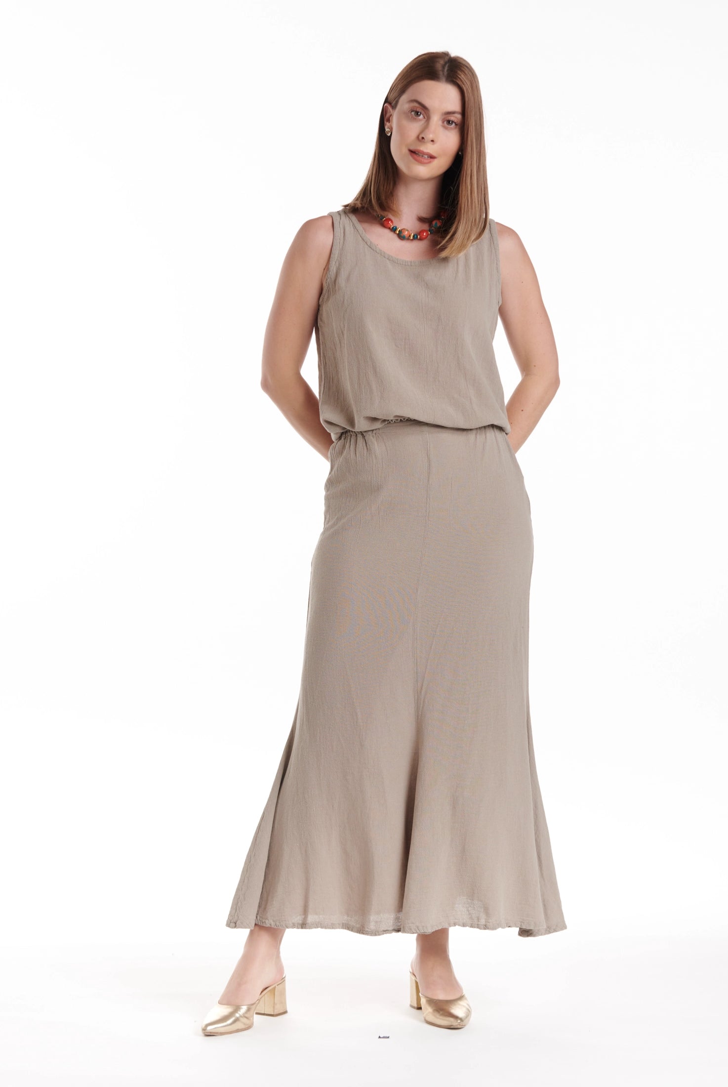 Mermaid Cotton Gauze Skirt-Oh My Gauze