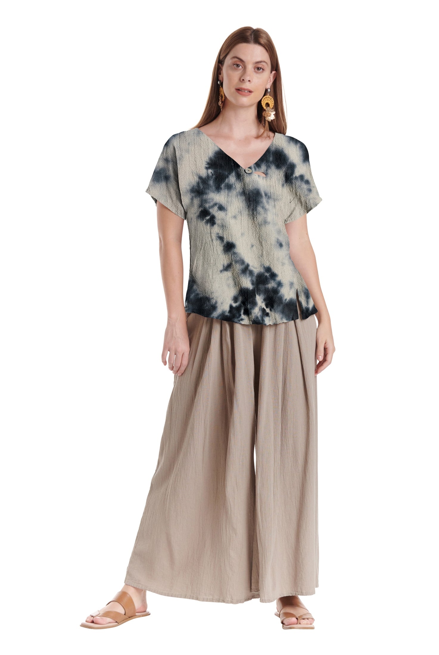 Mike Cotton Gauze Blouse-Oh My Gauze