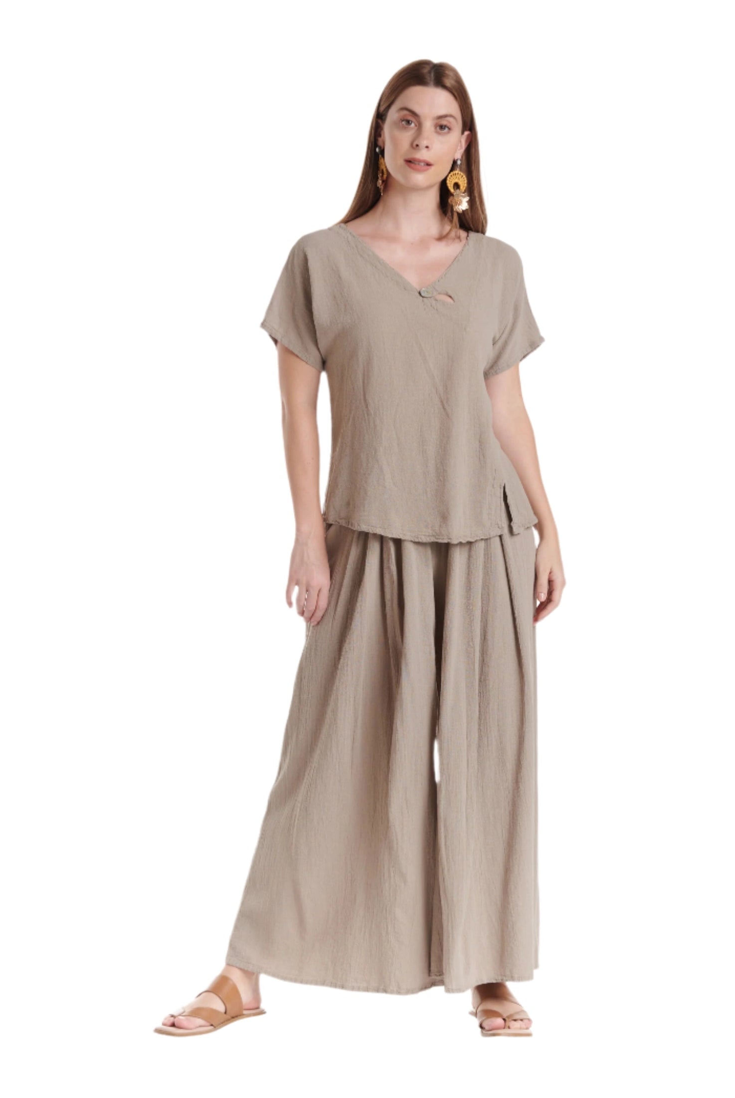 Mike Cotton Gauze Blouse-Oh My Gauze