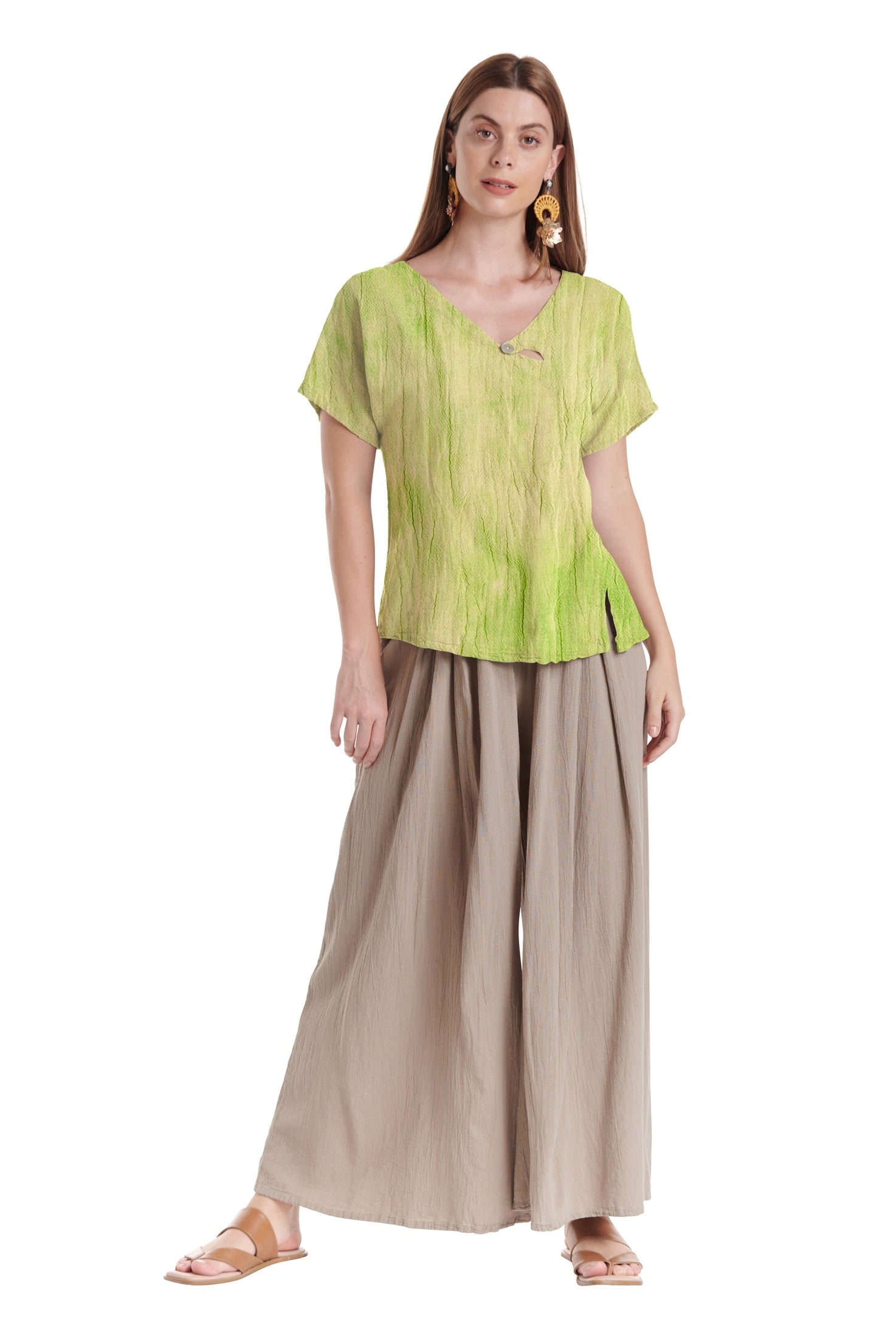 Mike Cotton Gauze Blouse-Oh My Gauze