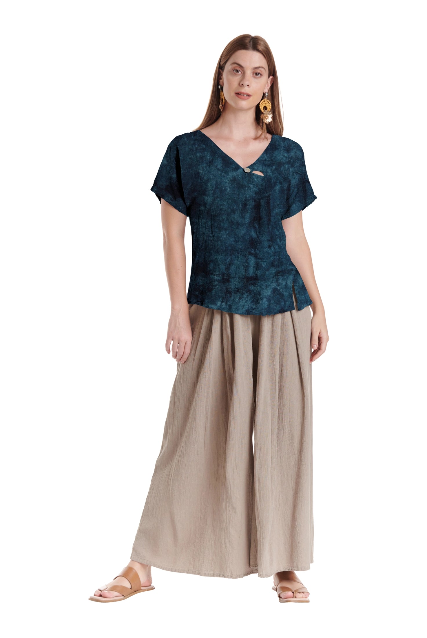 Mike Cotton Gauze Blouse-Oh My Gauze