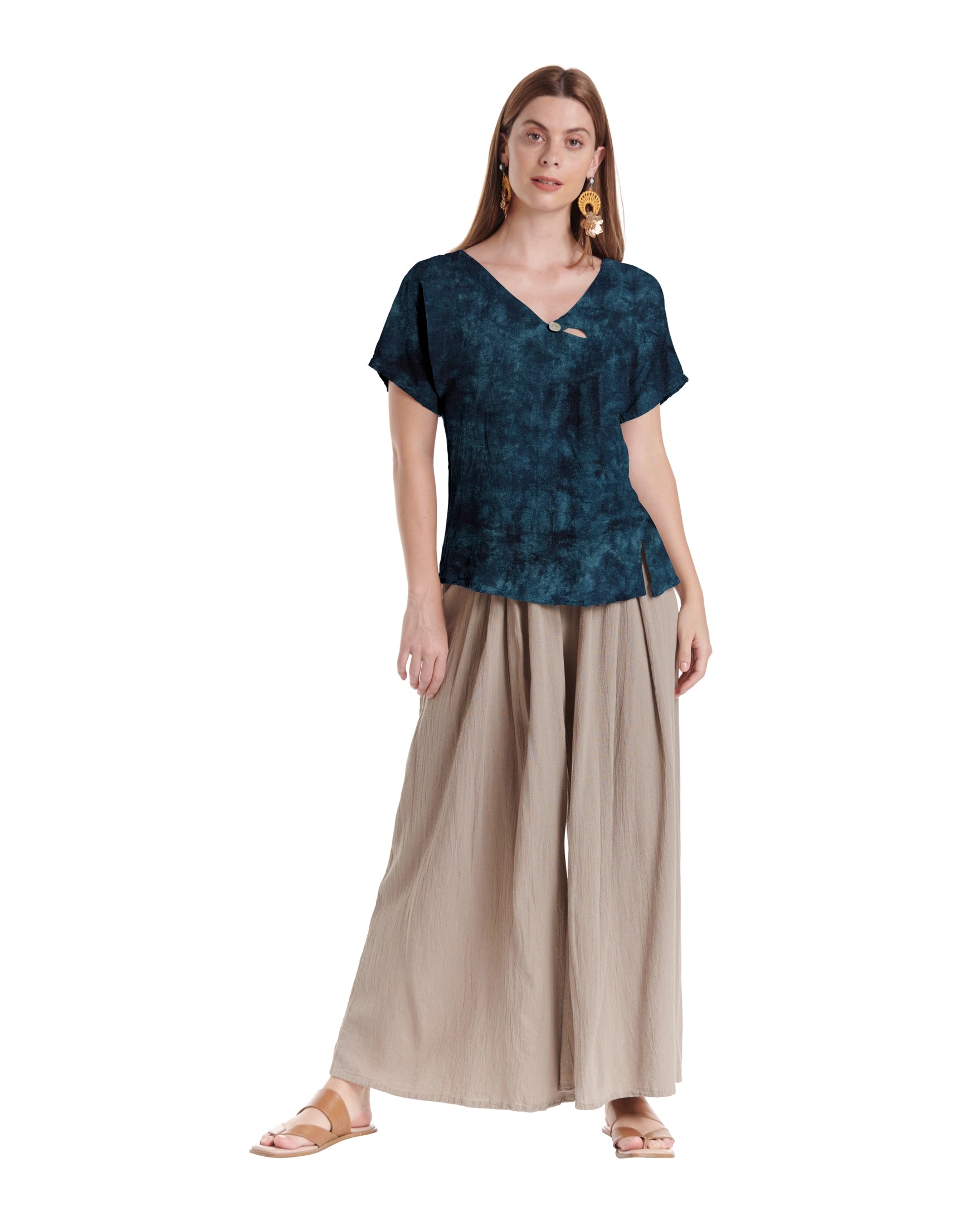 Mike Cotton Gauze Blouse-Oh My Gauze