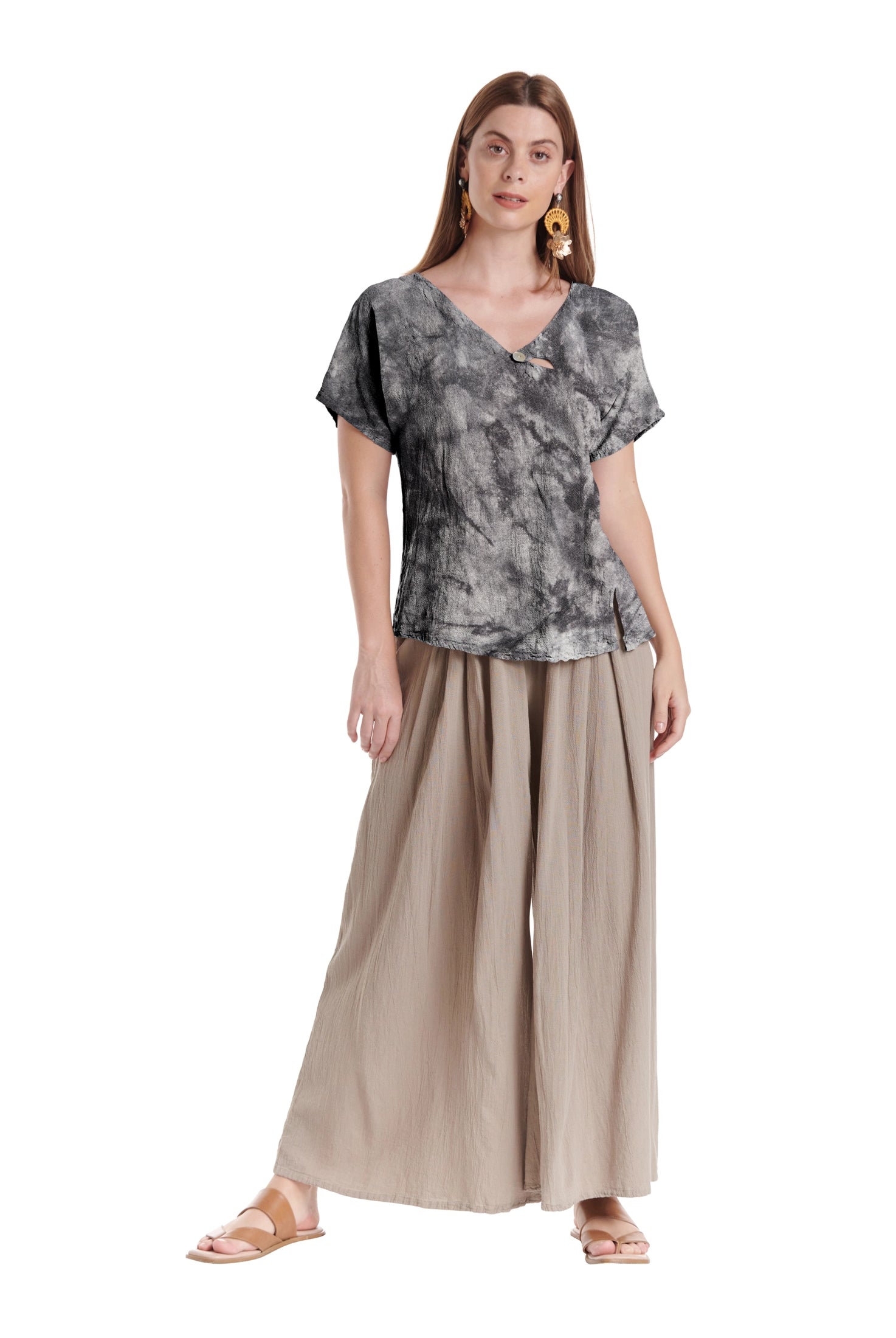 Mike Cotton Gauze Blouse-Oh My Gauze