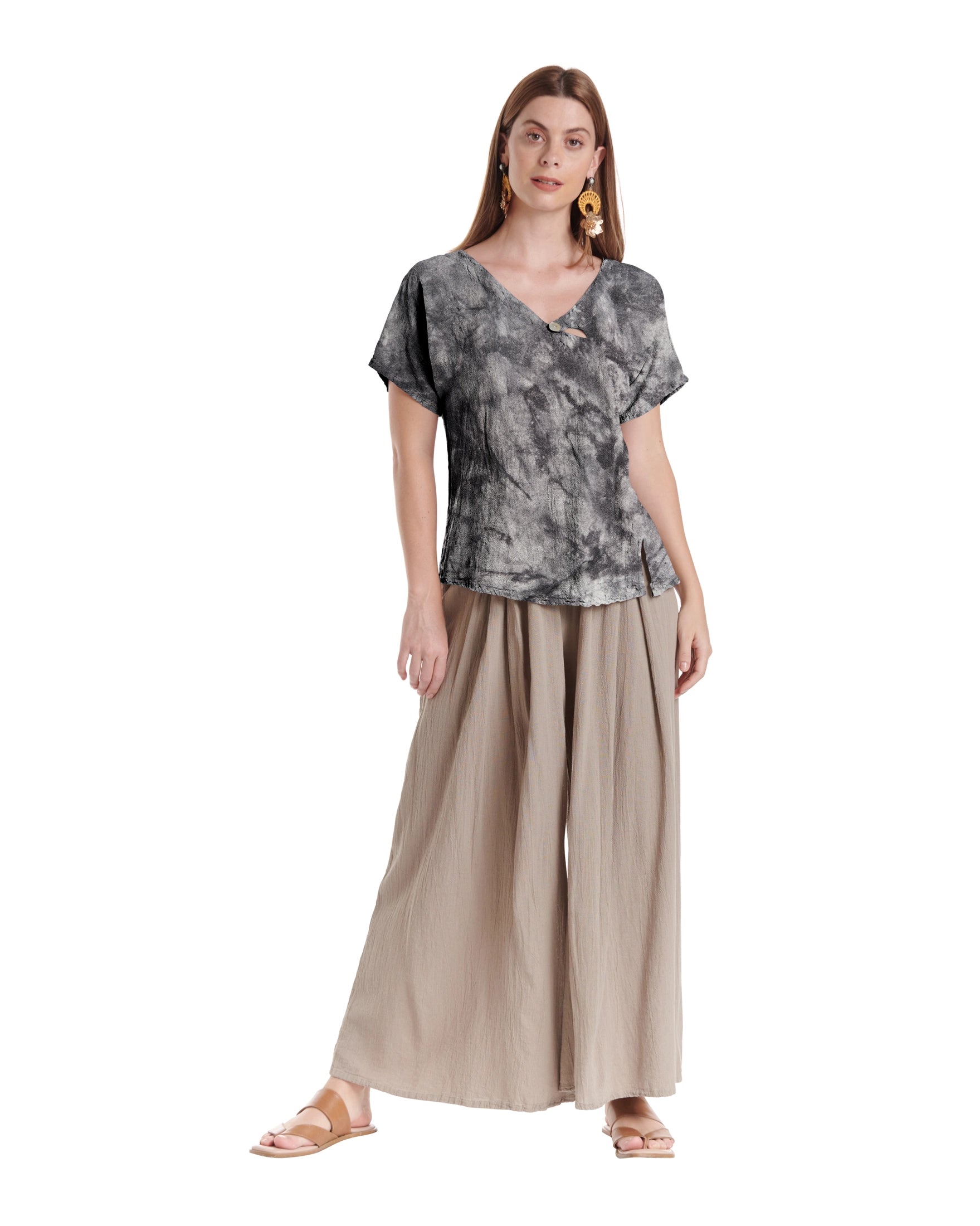 Mike Cotton Gauze Blouse-Oh My Gauze