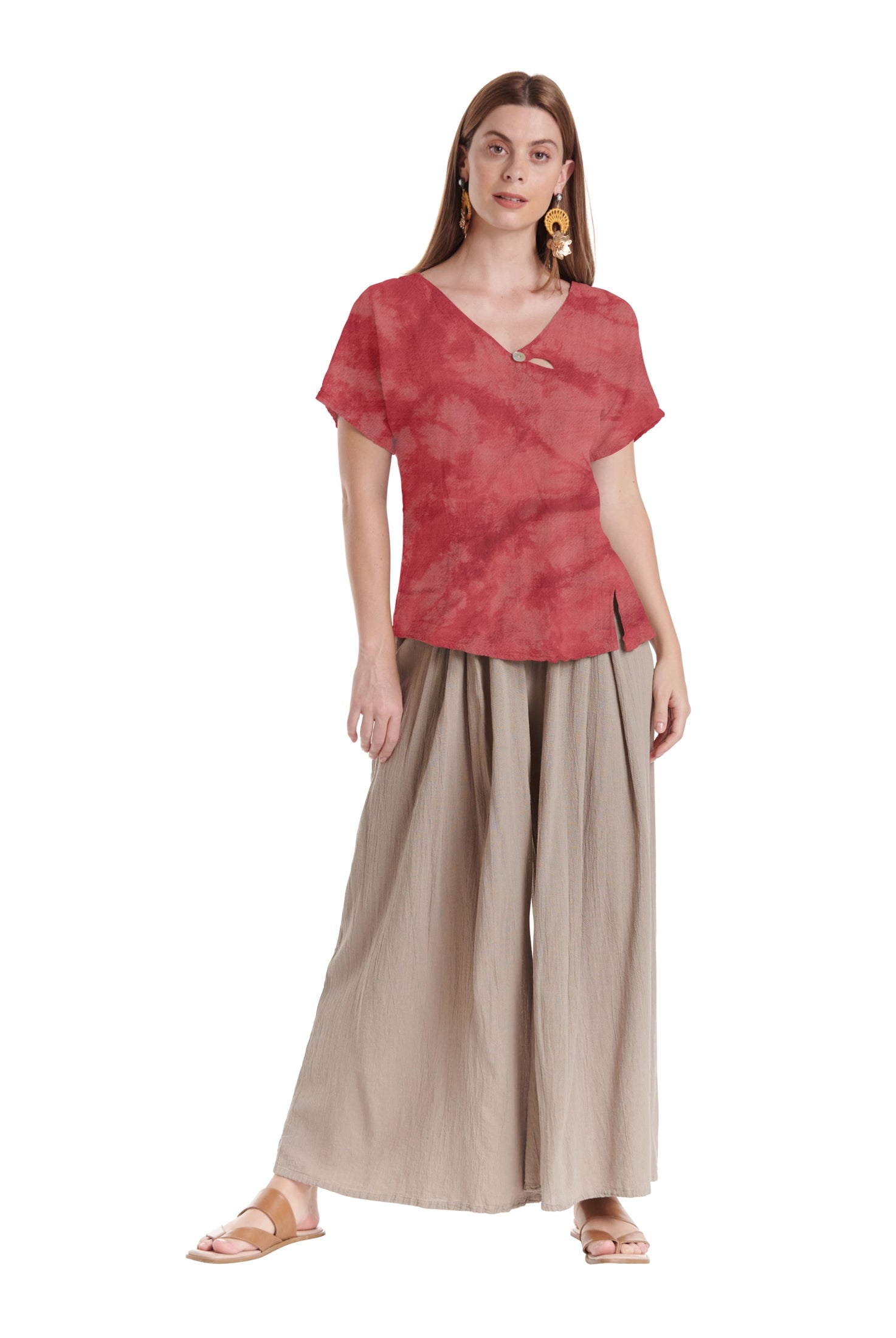 Mike Cotton Gauze Blouse-Oh My Gauze