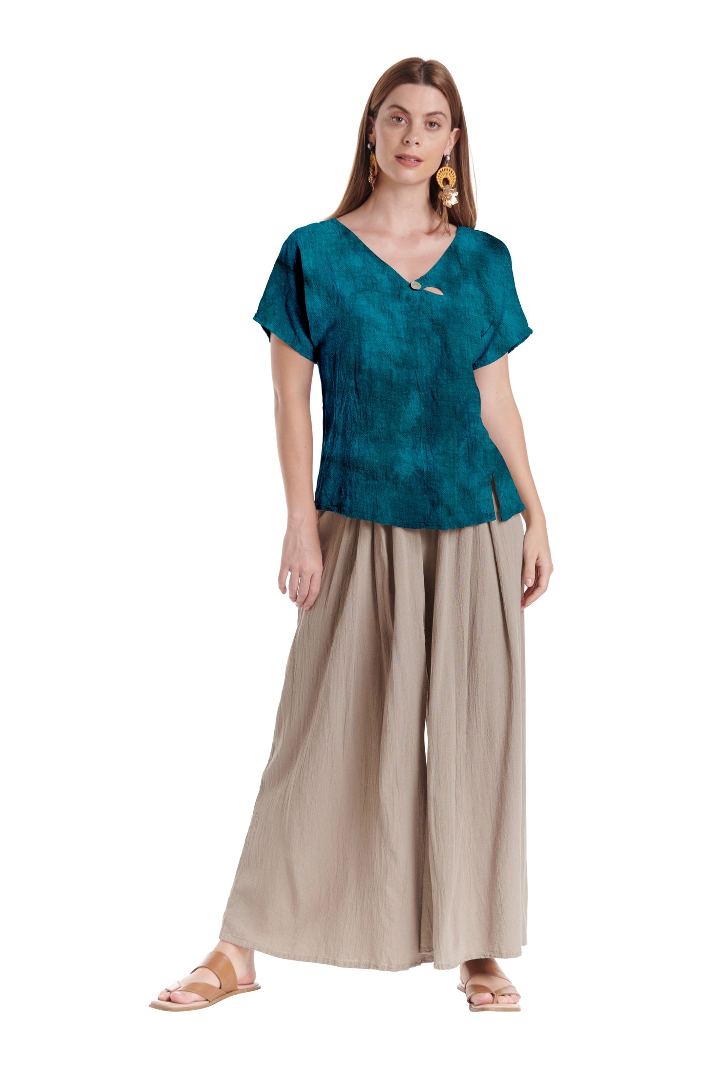 Mike Cotton Gauze Blouse-Oh My Gauze