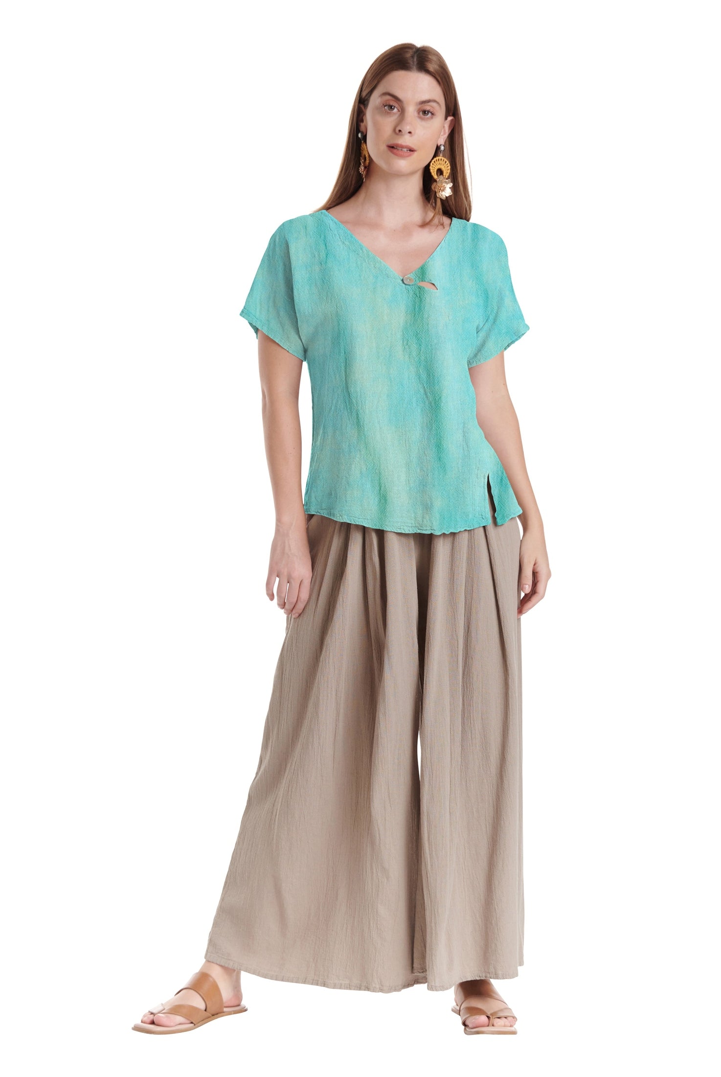 Mike Cotton Gauze Blouse-Oh My Gauze