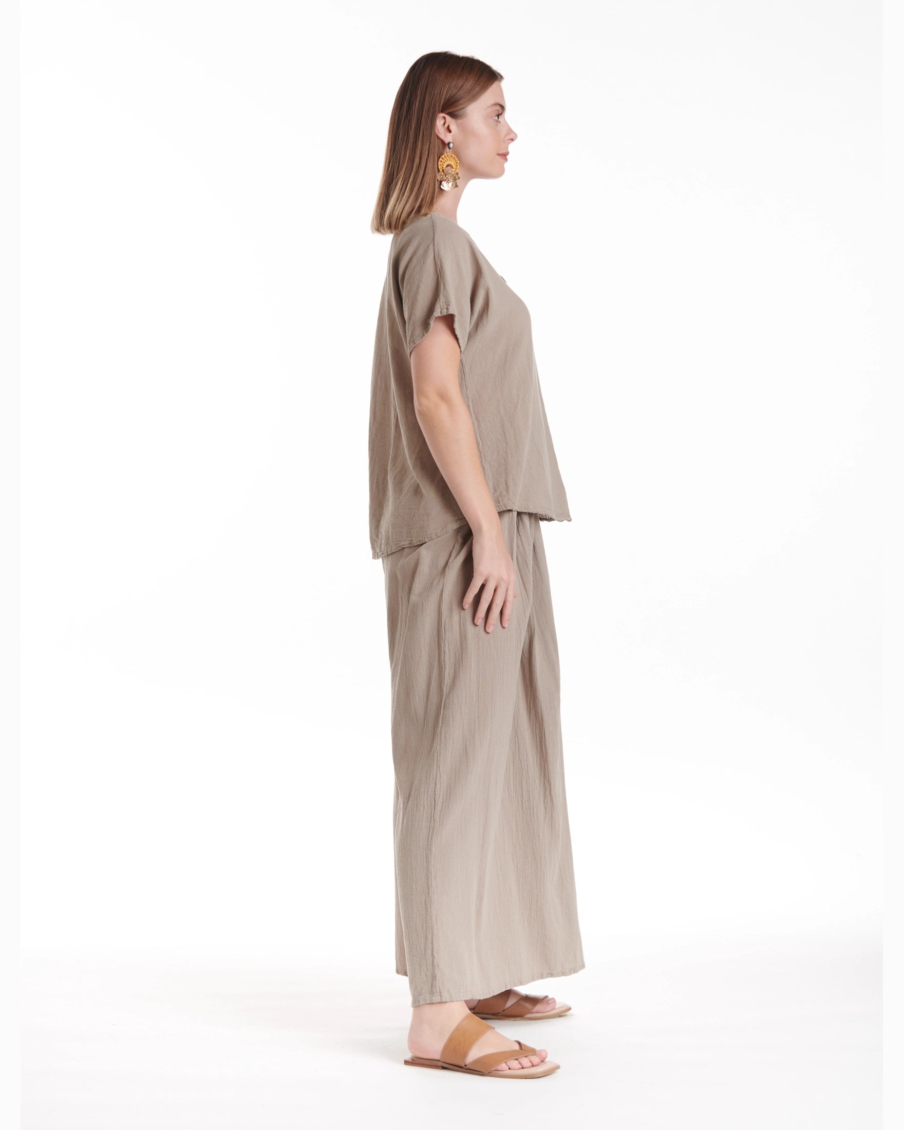 Mike Cotton Gauze Blouse-Oh My Gauze