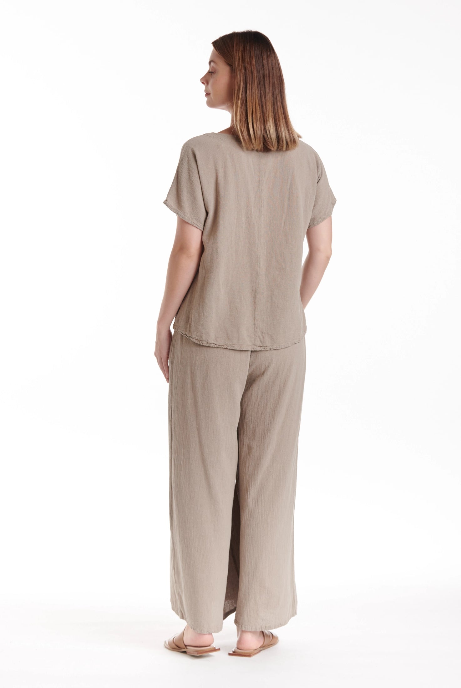 Mike Cotton Gauze Blouse-Oh My Gauze