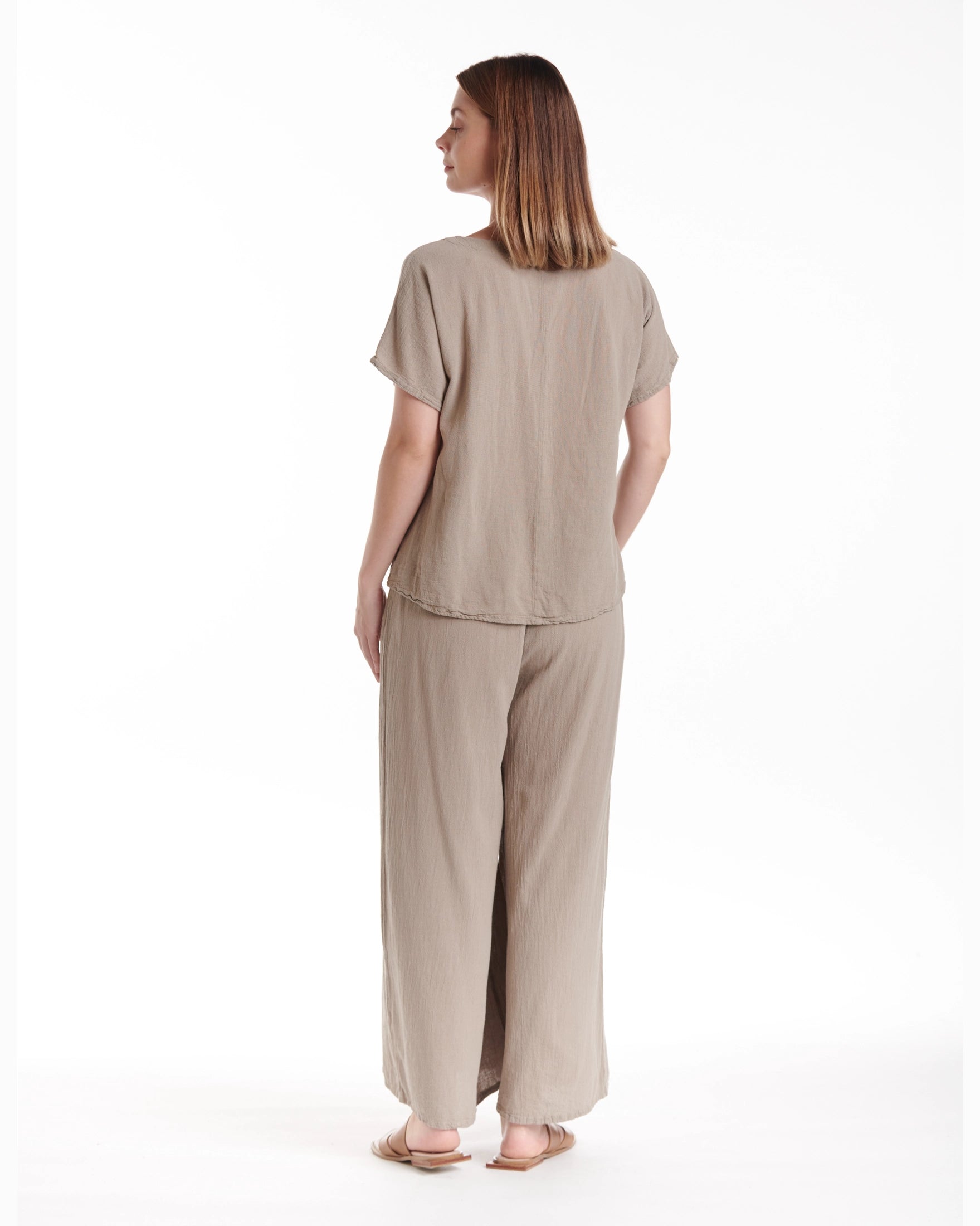 Mike Cotton Gauze Blouse-Oh My Gauze