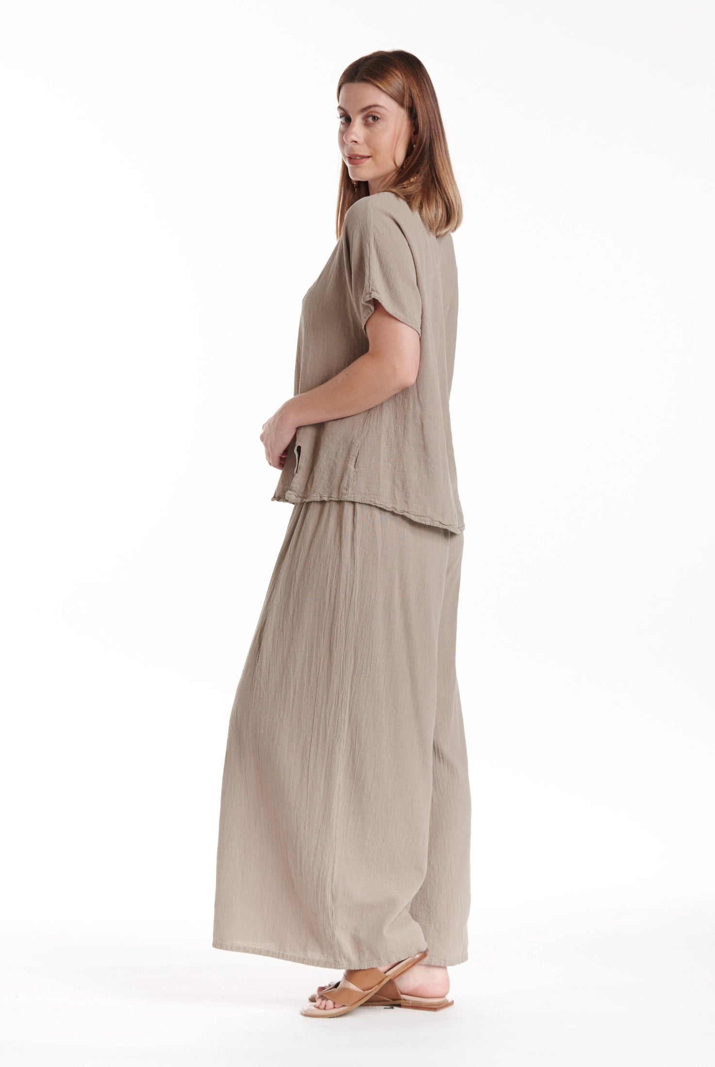 Mike Cotton Gauze Blouse-Oh My Gauze