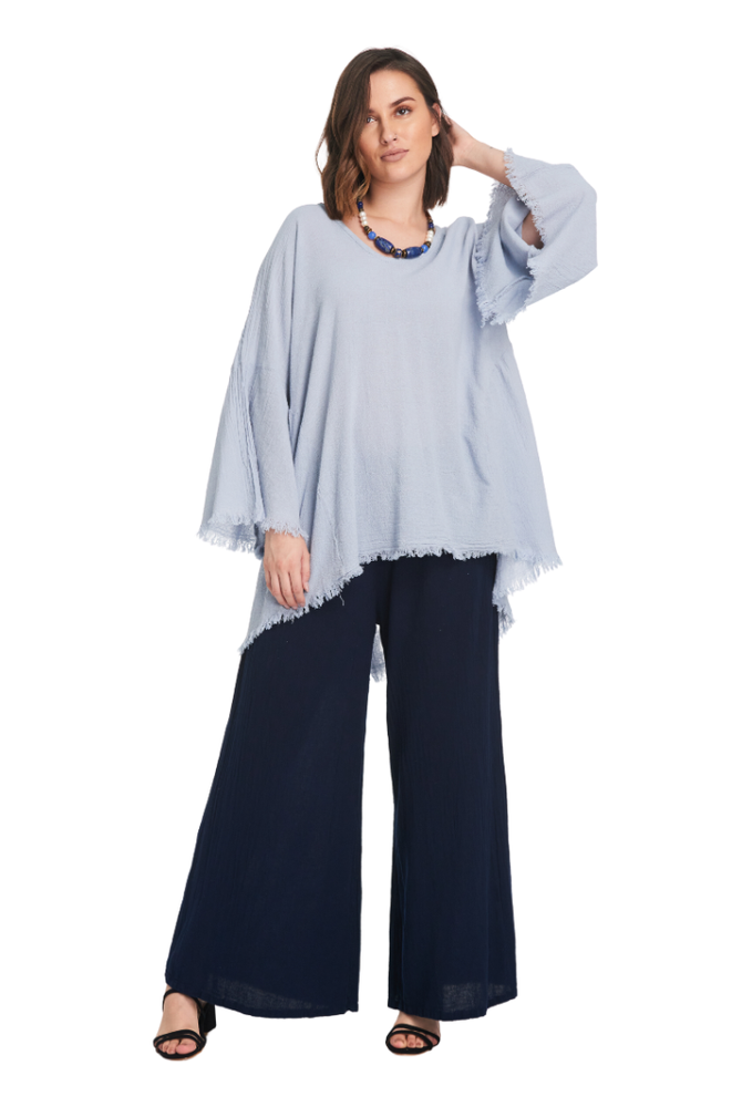 Monarch Cotton Gauze Blouse – Final Sale-Oh My Gauze