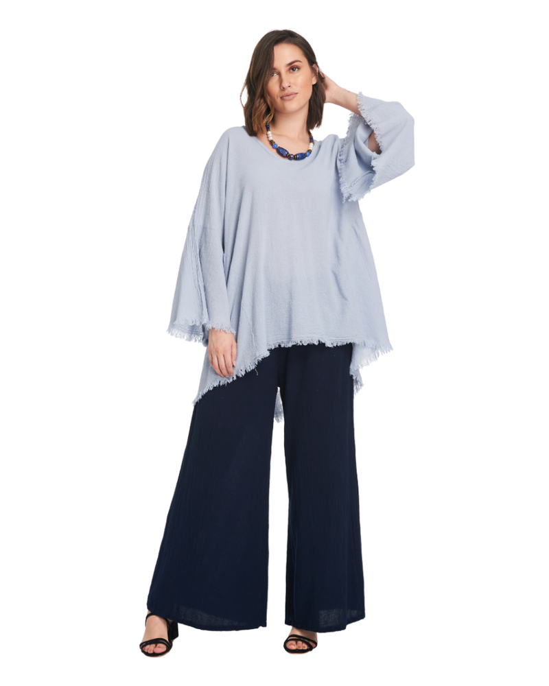 Monarch Cotton Gauze Blouse - Final Sale-Oh My Gauze
