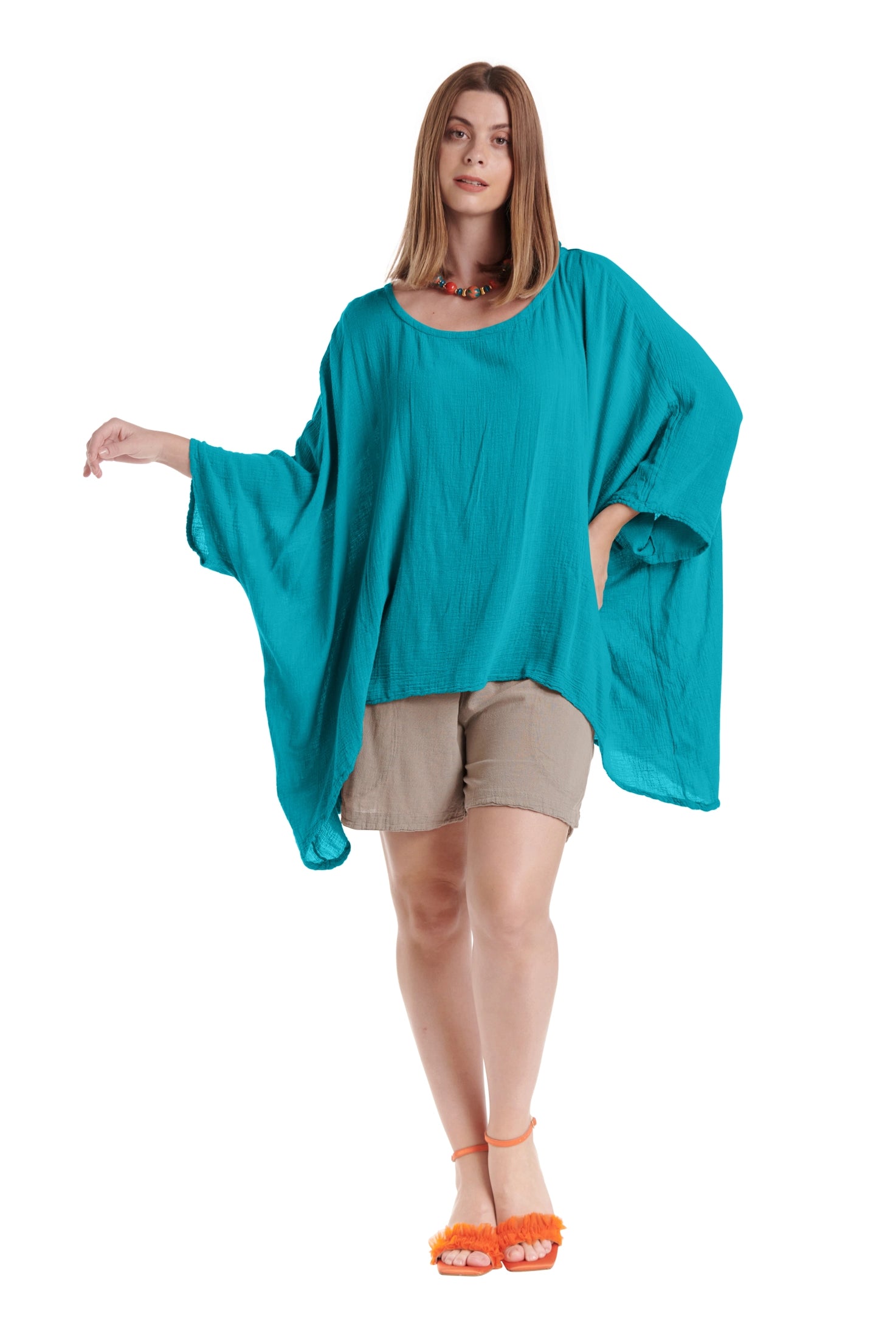 Name-It-Jane Cotton Gauze Blouse-Oh My Gauze