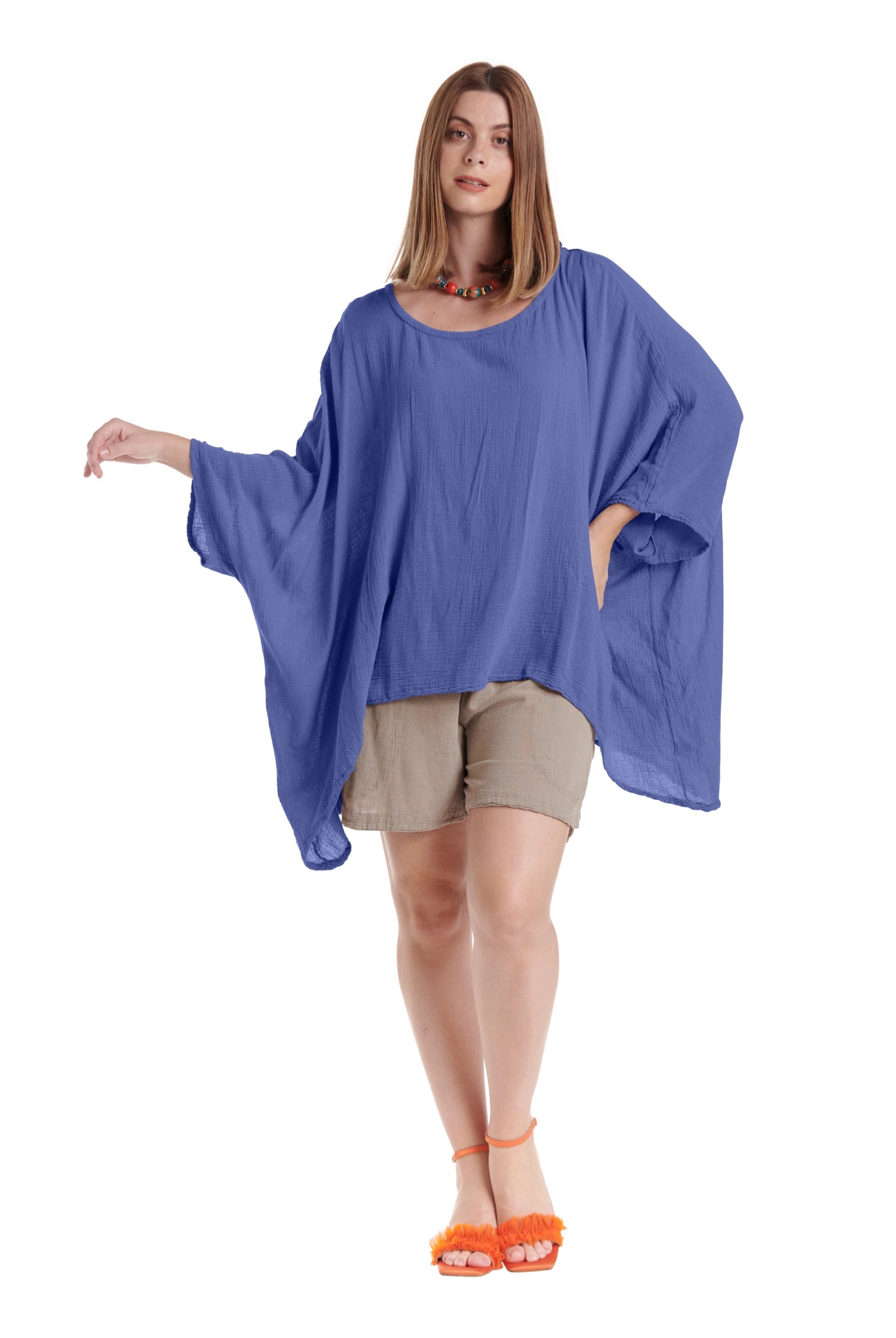 Name-It-Jane Cotton Gauze Blouse-Oh My Gauze