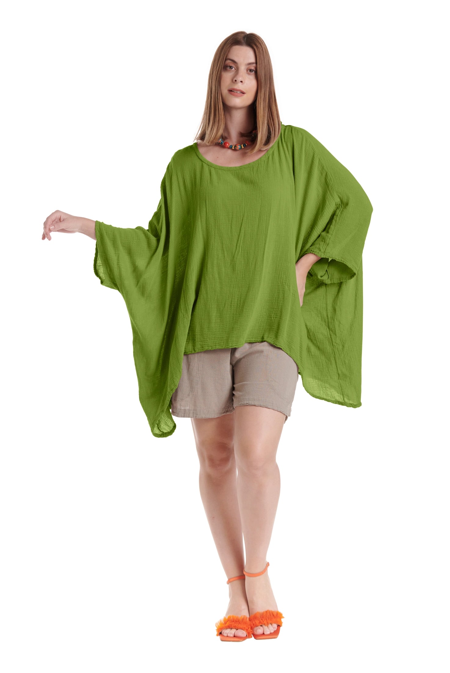 Name-It-Jane Cotton Gauze Blouse-Oh My Gauze