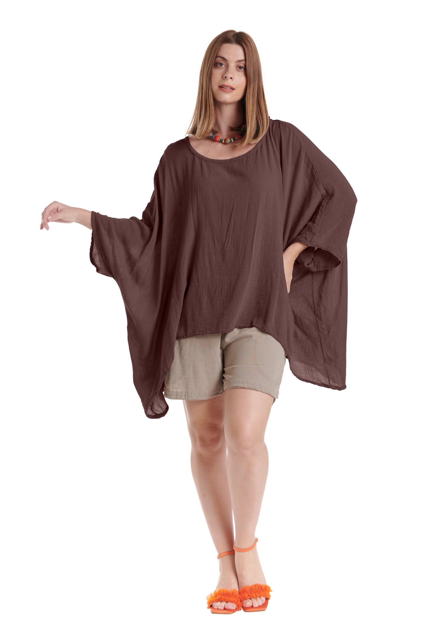 Name-It-Jane Cotton Gauze Blouse-Oh My Gauze