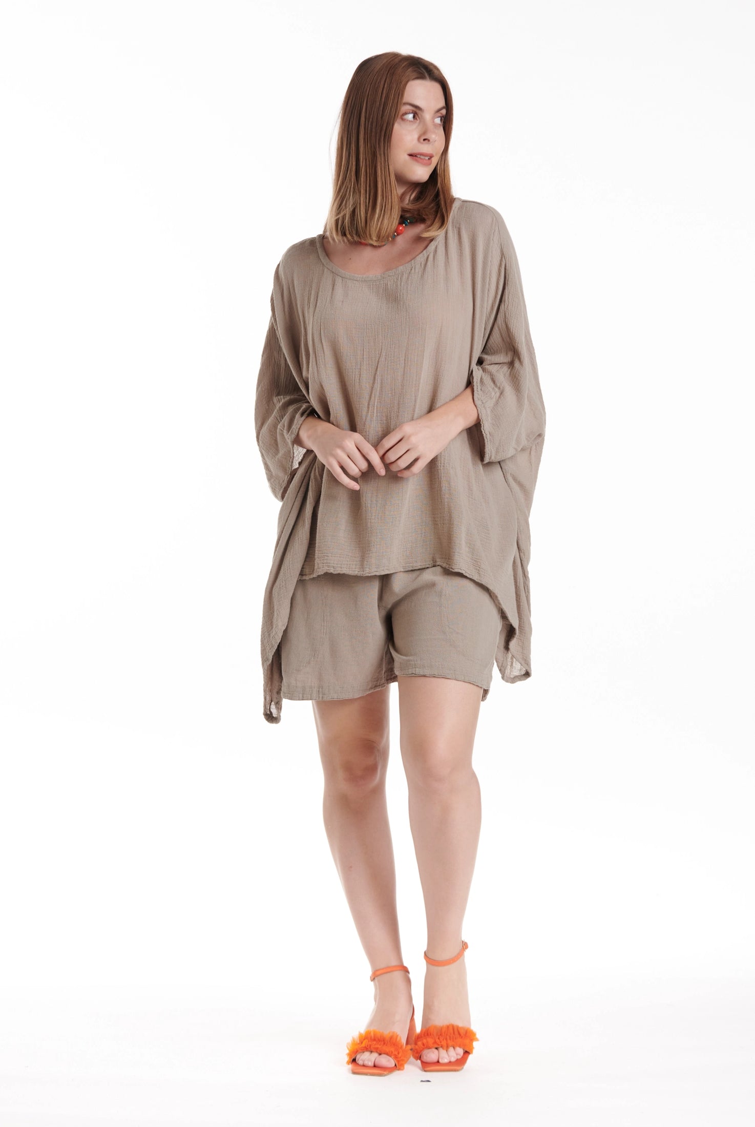 Name-It-Jane Cotton Gauze Blouse-Oh My Gauze