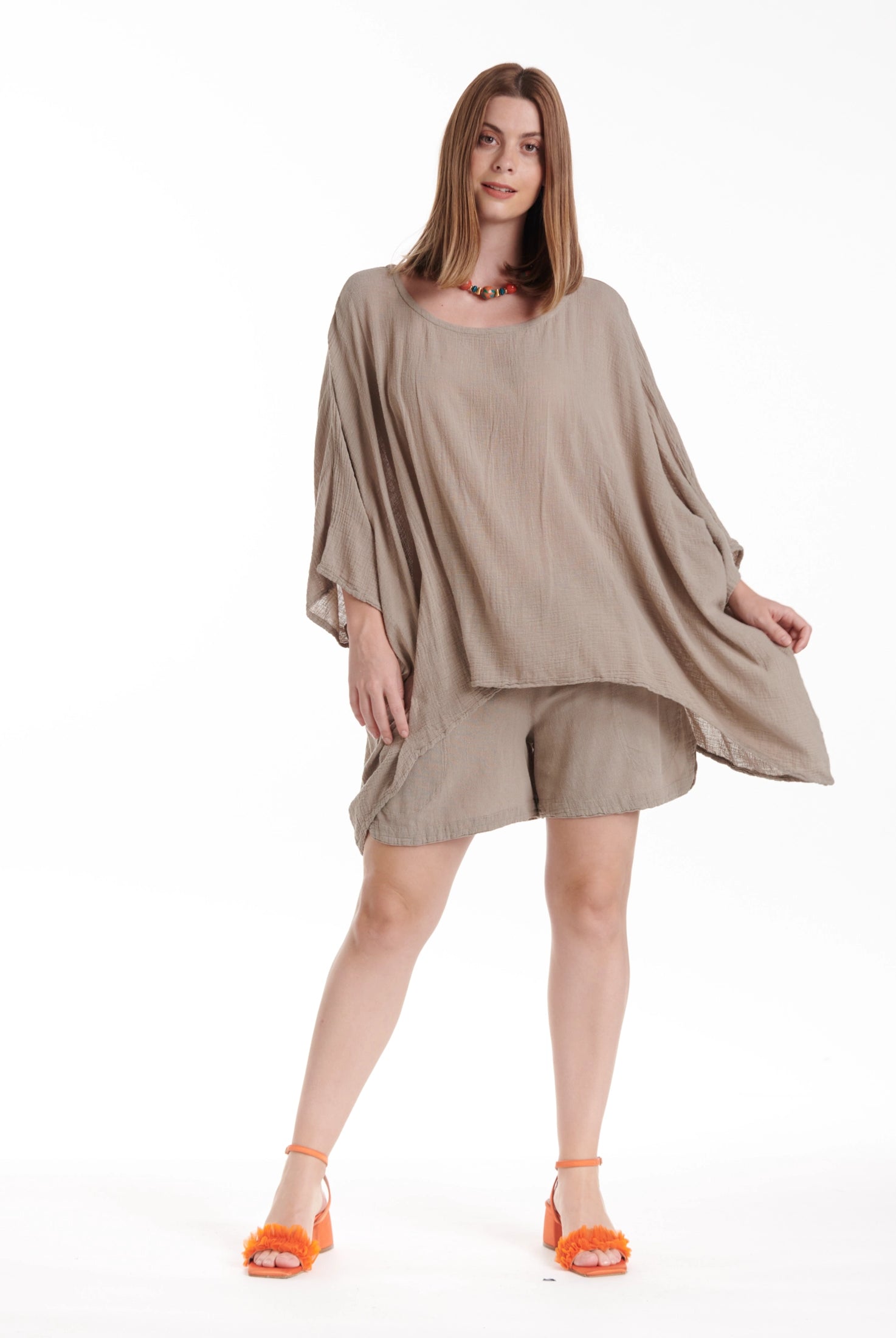 Name-It-Jane Cotton Gauze Blouse-Oh My Gauze