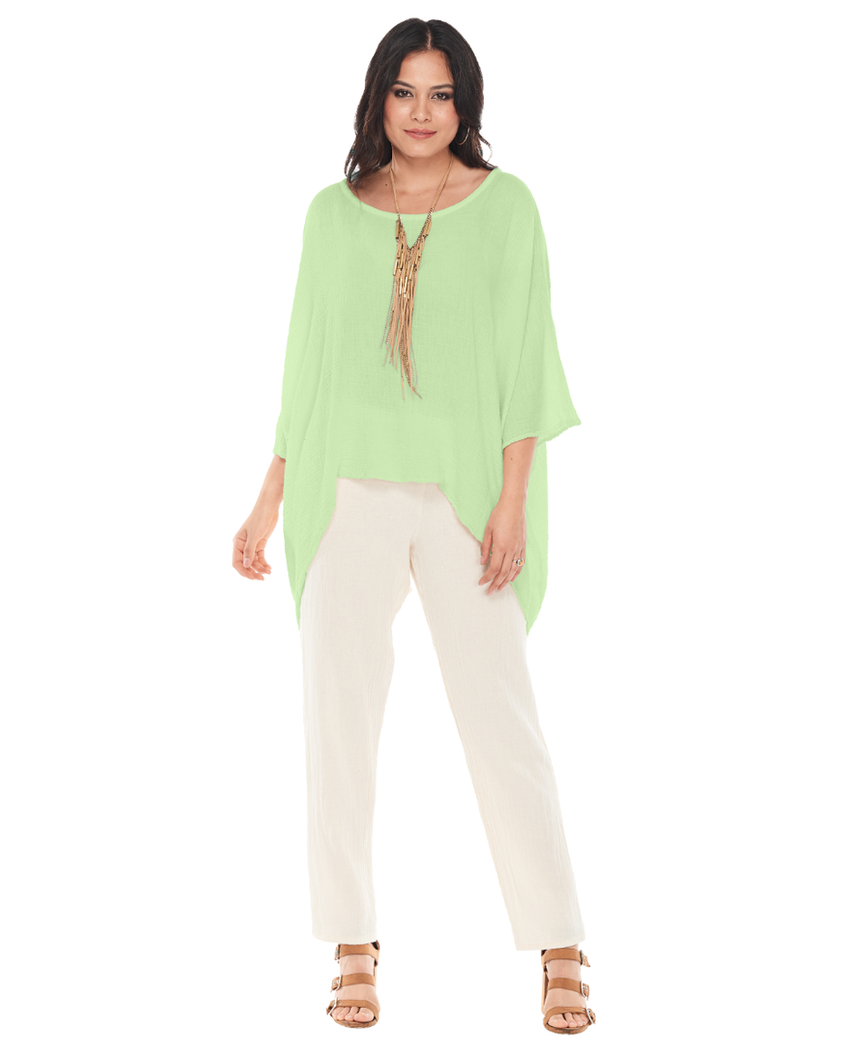 Name-It-Jane Cotton Gauze Blouse-Oh My Gauze