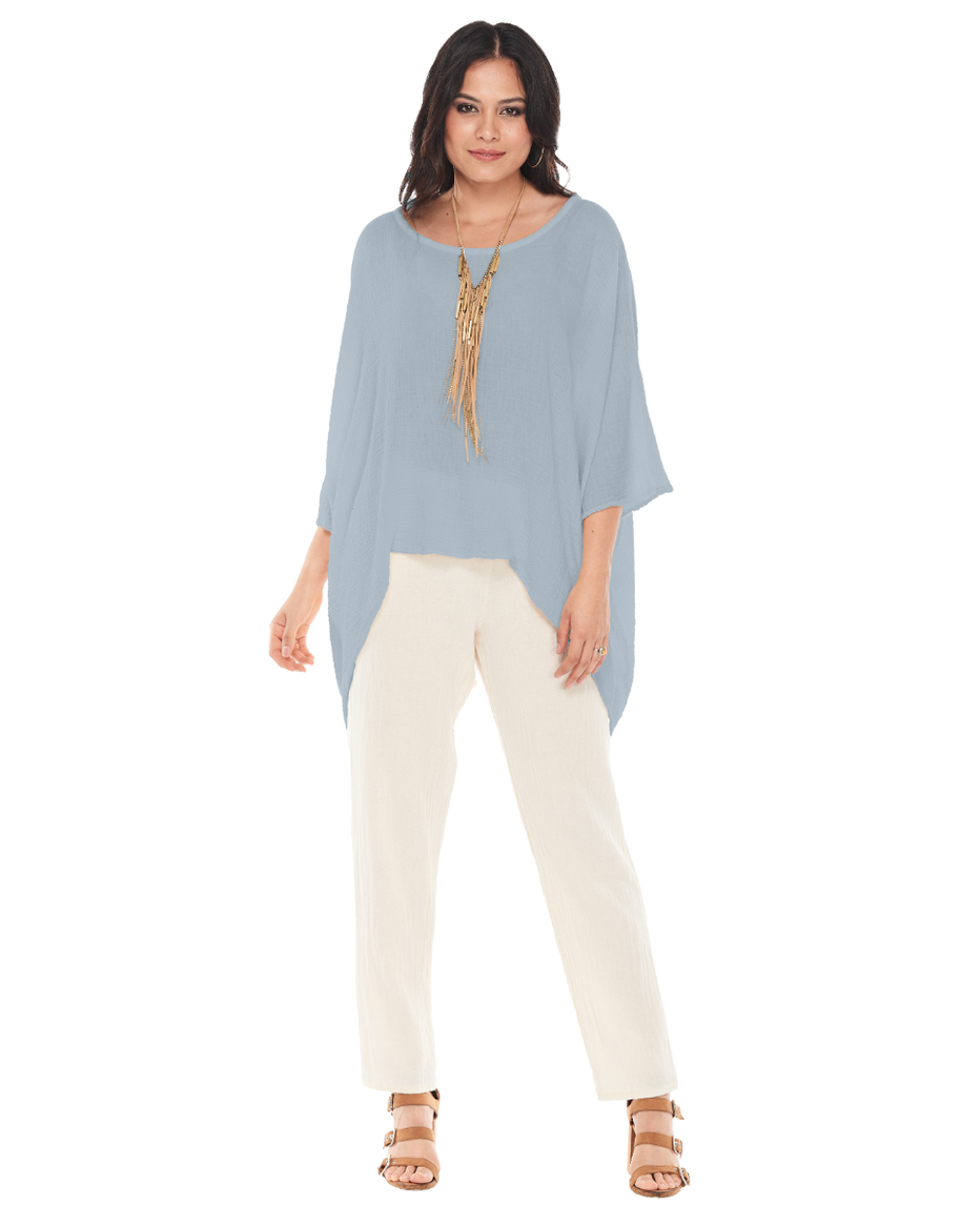Name-It-Jane Cotton Gauze Blouse-Oh My Gauze