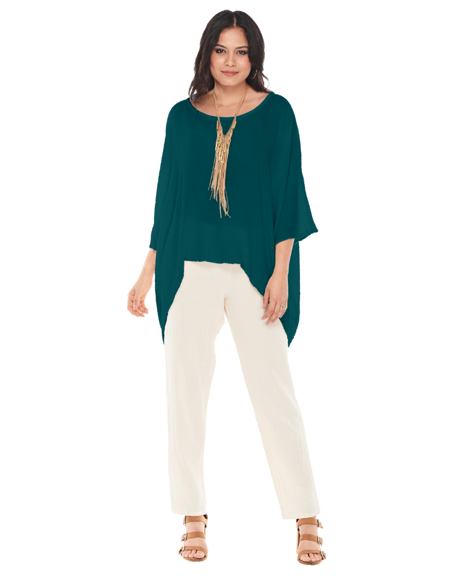 Name-It-Jane Cotton Gauze Blouse-Oh My Gauze