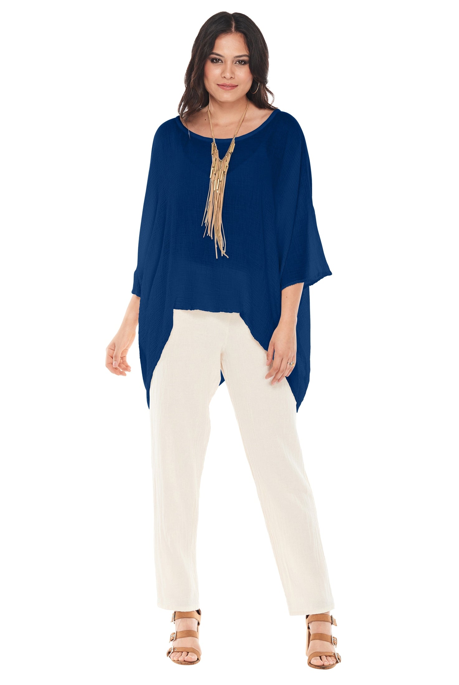 Name-It-Jane Cotton Gauze Blouse-Oh My Gauze