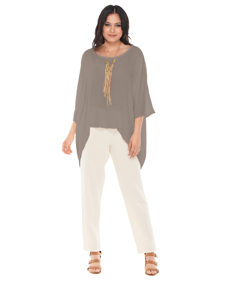 Name-It-Jane Cotton Gauze Blouse-Oh My Gauze