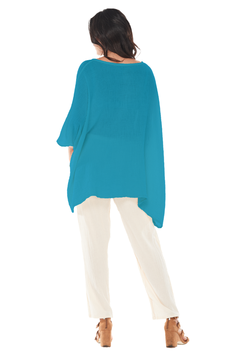 Name-It-Jane Cotton Gauze Blouse-Oh My Gauze