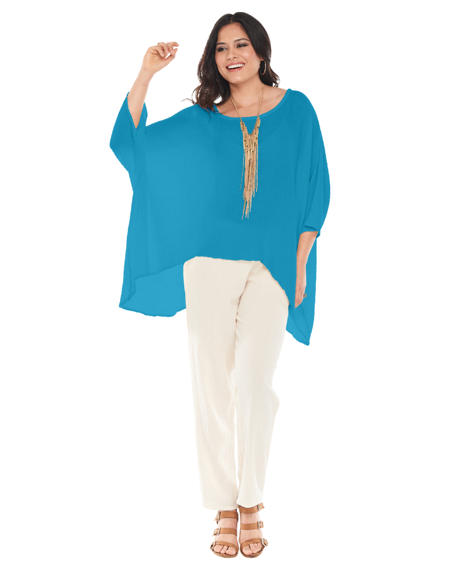 Name-It-Jane Cotton Gauze Blouse-Oh My Gauze