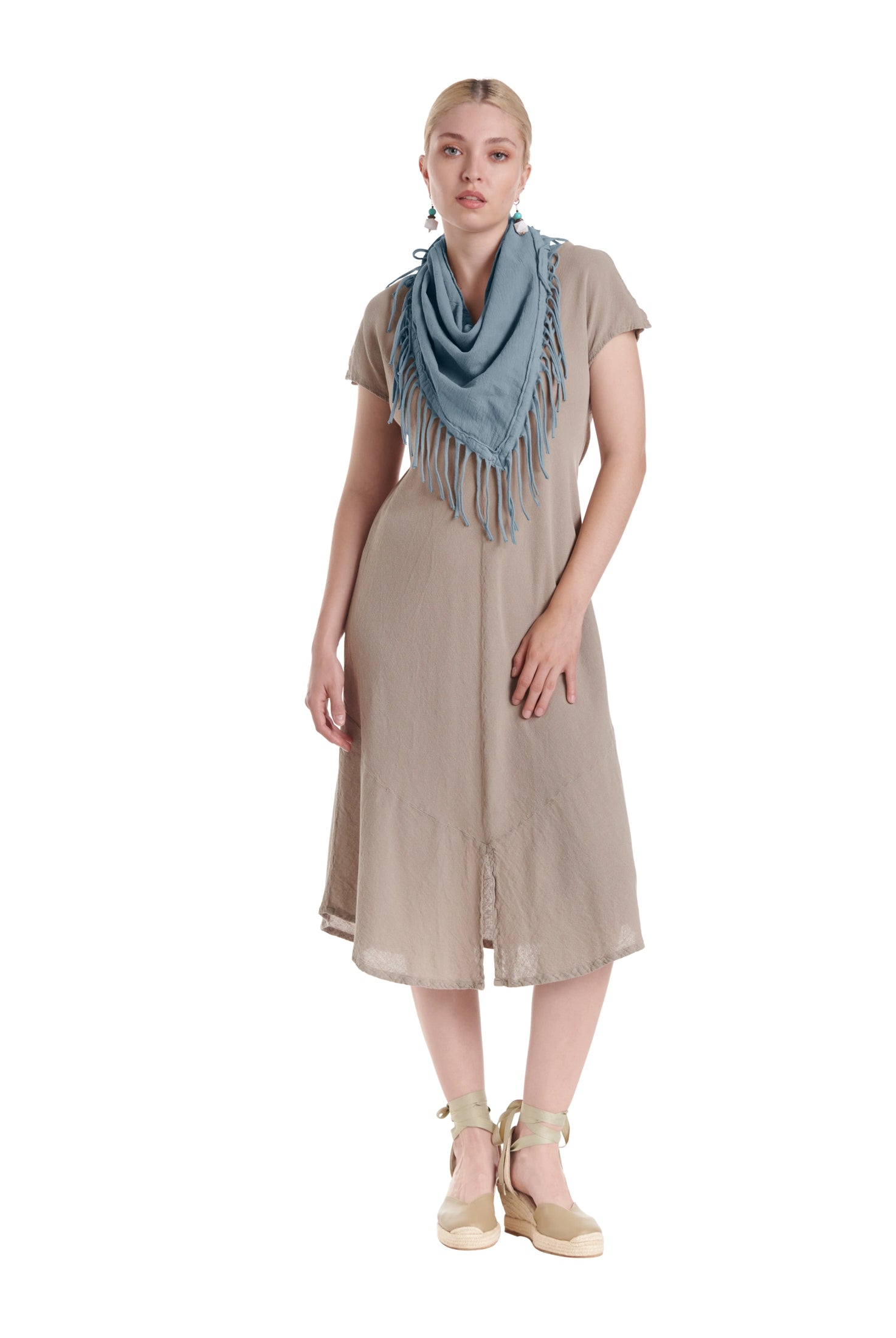 Triangle Cotton Gauze Scarf-Oh My Gauze