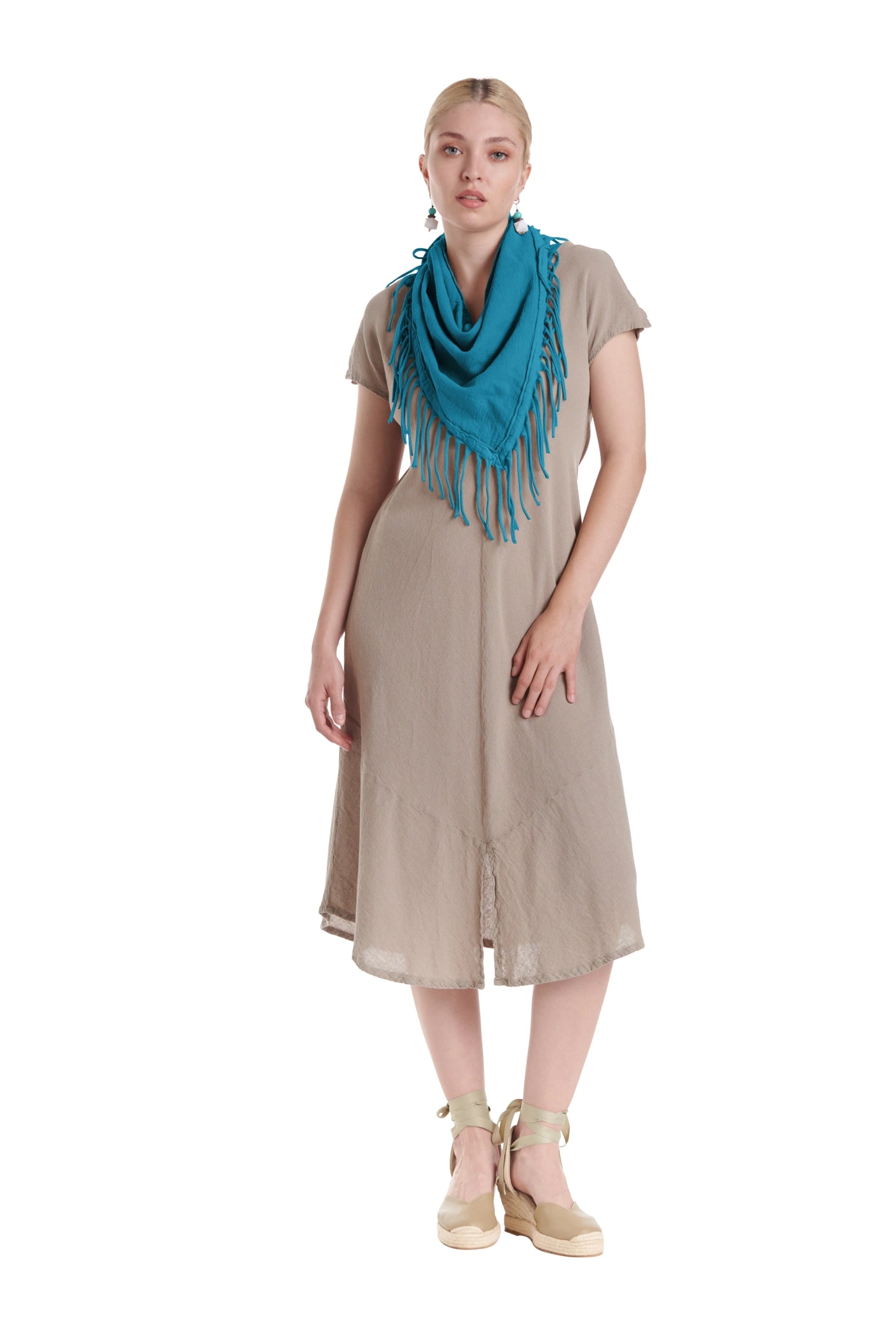 Triangle Cotton Gauze Scarf-Oh My Gauze