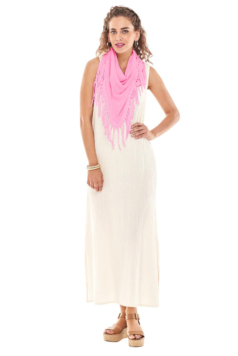 Triangle Cotton Gauze Scarf-Oh My Gauze