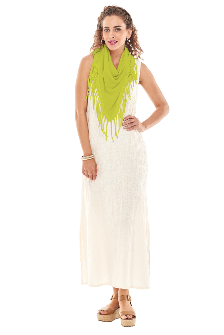 Triangle Cotton Gauze Scarf-Oh My Gauze