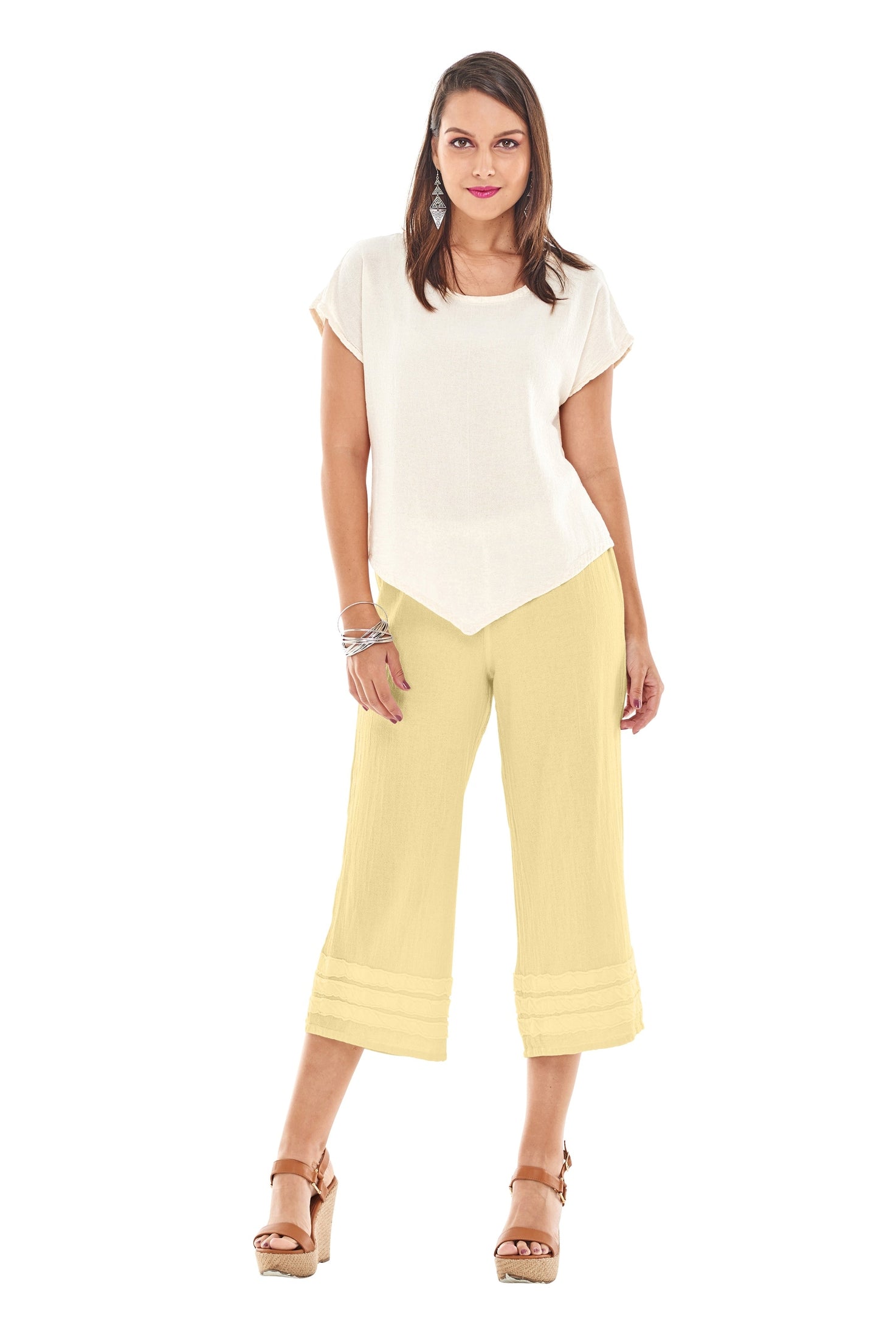 Nimo Cotton Gauze Pants - New-Oh My Gauze