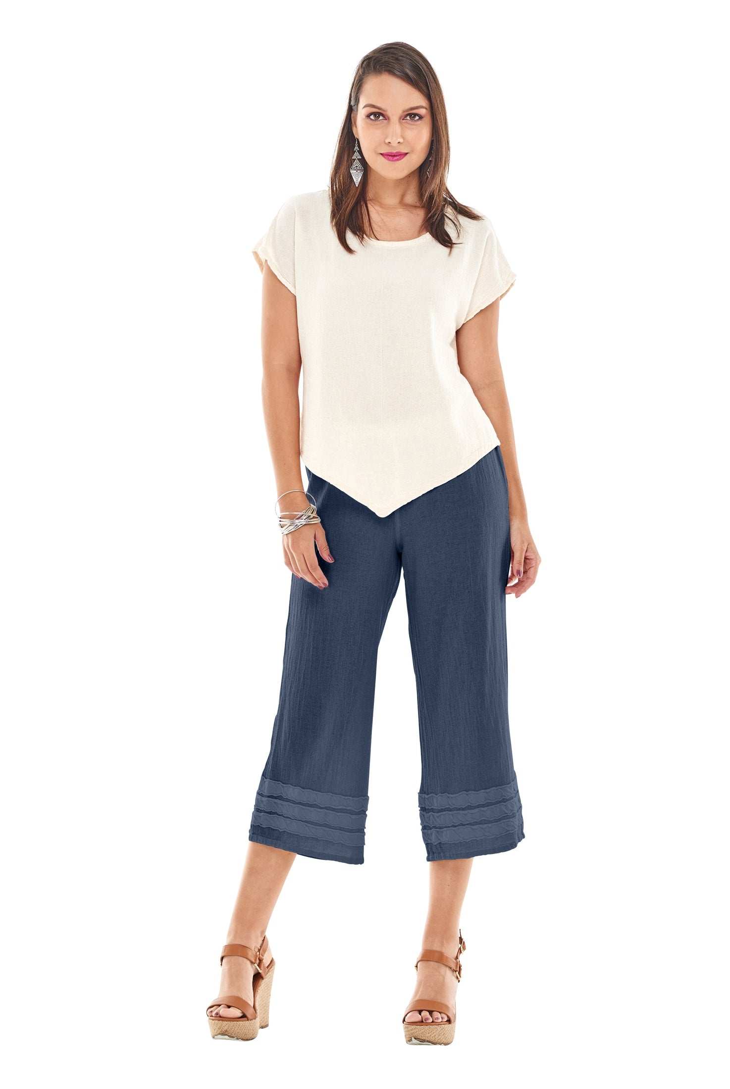 Nimo Cotton Gauze Pants - New-Oh My Gauze