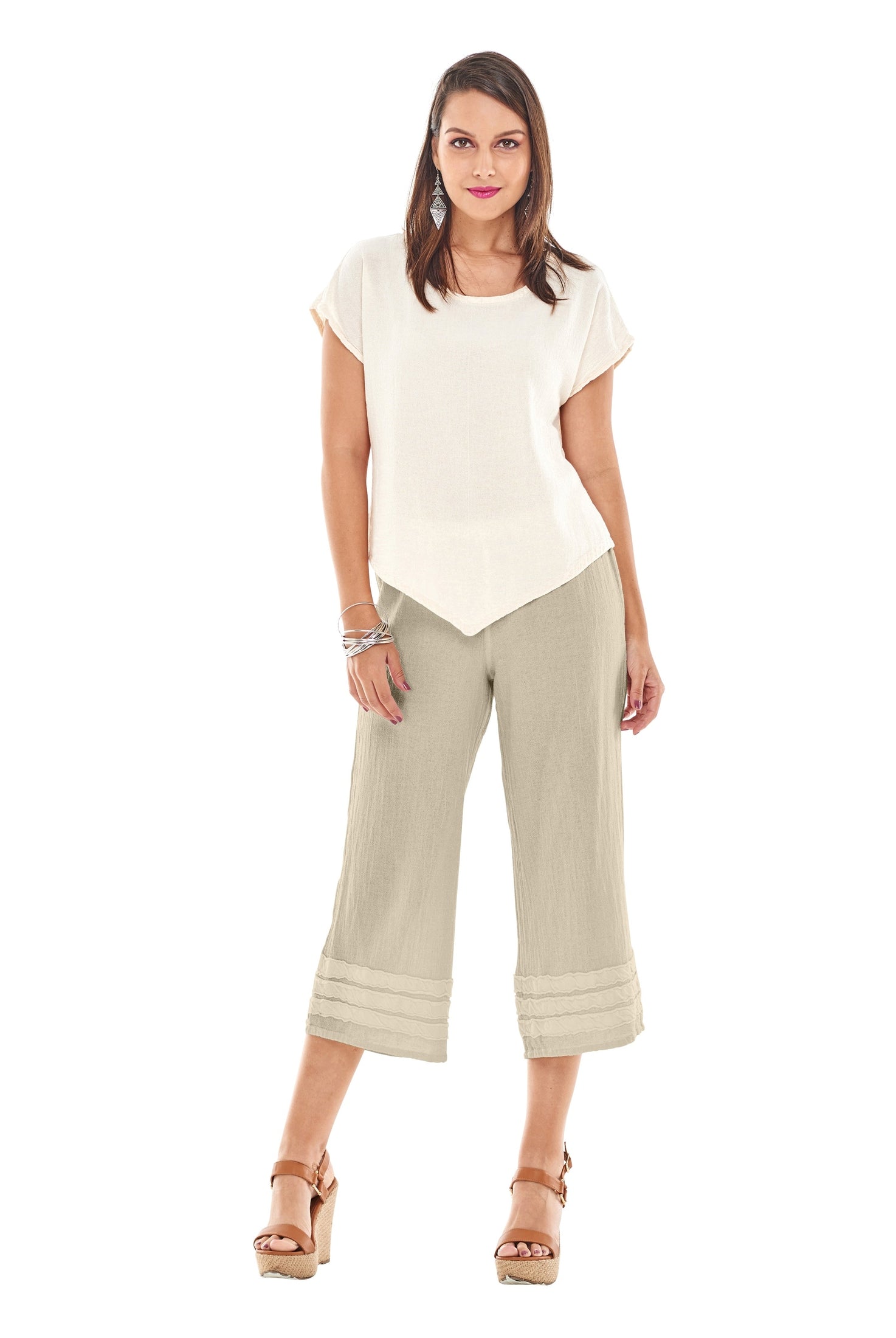 Nimo Cotton Gauze Pants - New-Oh My Gauze
